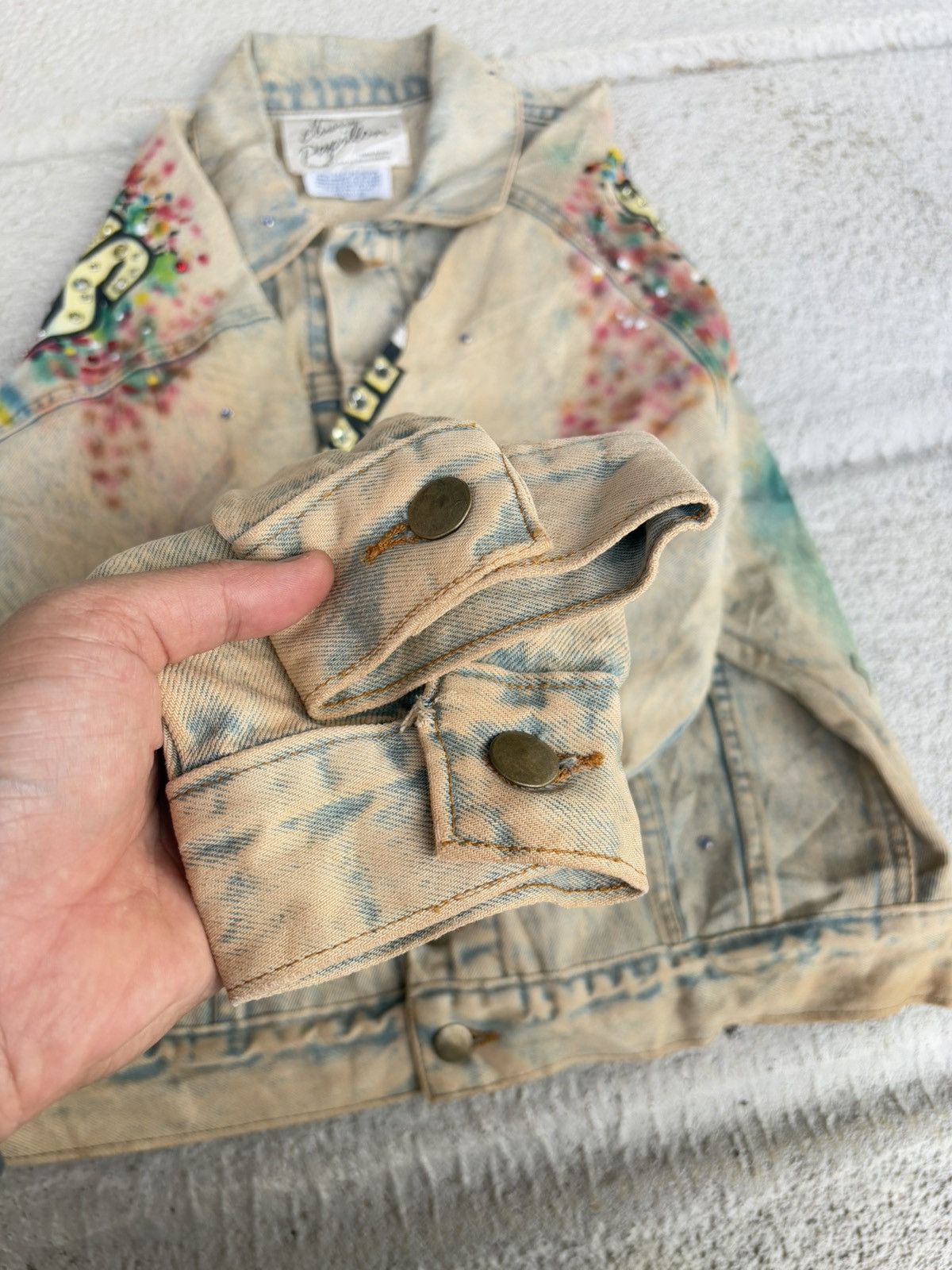 Vintage Tony Alamo Denim Jacket Vintage 80s Indy 500 Racing Size US XL / EU 56 / 4 - 7 Thumbnail