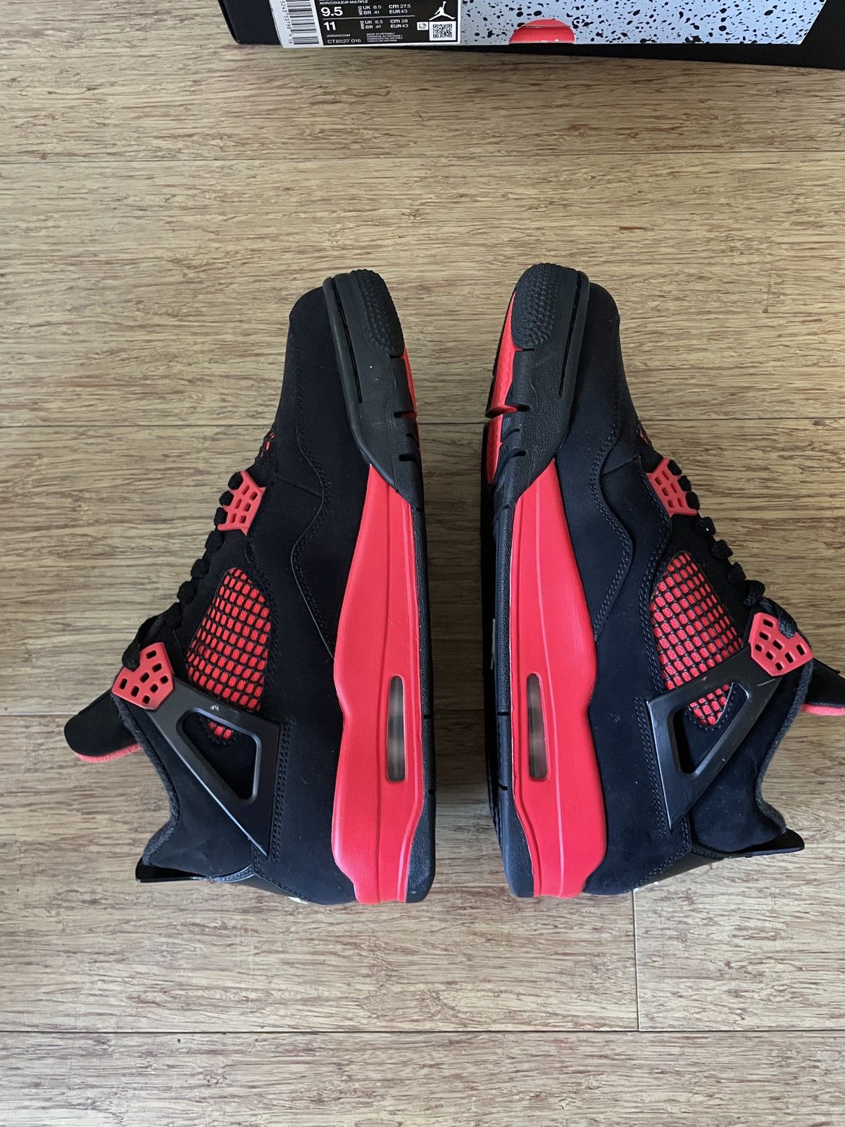 Jordan Brand Jordan 4 Red Thunder new in box Size US 9.5 / EU 42-43 - 3 Thumbnail