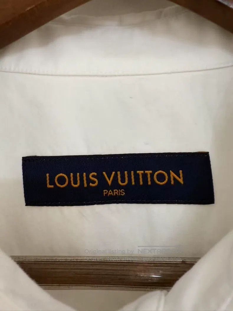 Louis Vuitton Louis Vuitton White printed logo shirt Size US M / EU 48-50 / 2 - 4 Thumbnail