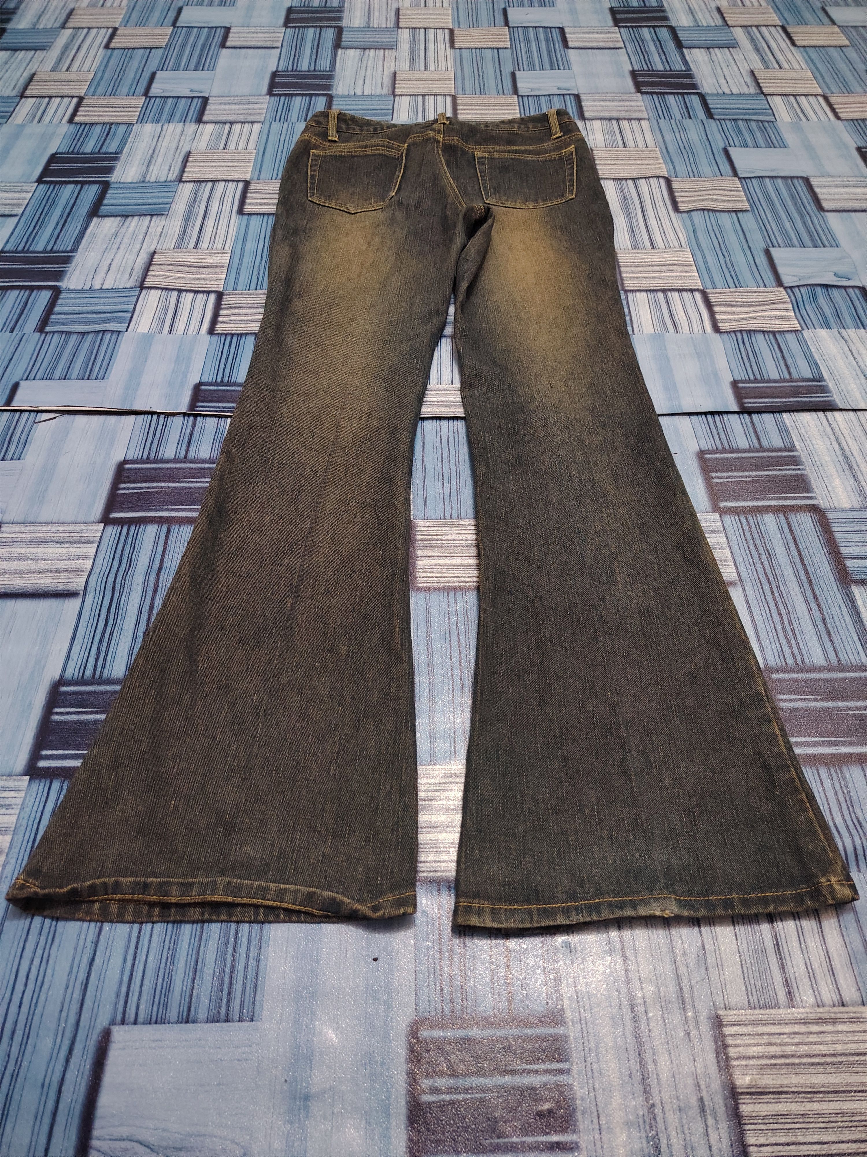 Le Grande Bleu (L.G.B.) 💥Rare design💥 Oririn Japan Bootcut Flared Jeans Size 26" / US 2 / IT 38 - 17 Thumbnail