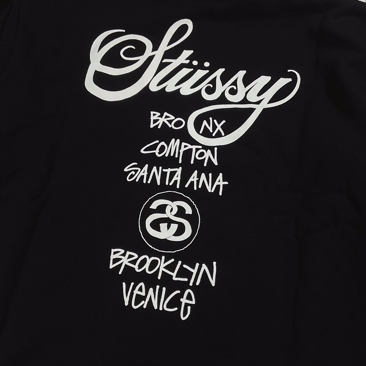 Stussy Stussy World Tour Hoodie Black Size US L / EU 52-54 / 3 - 2 Thumbnail
