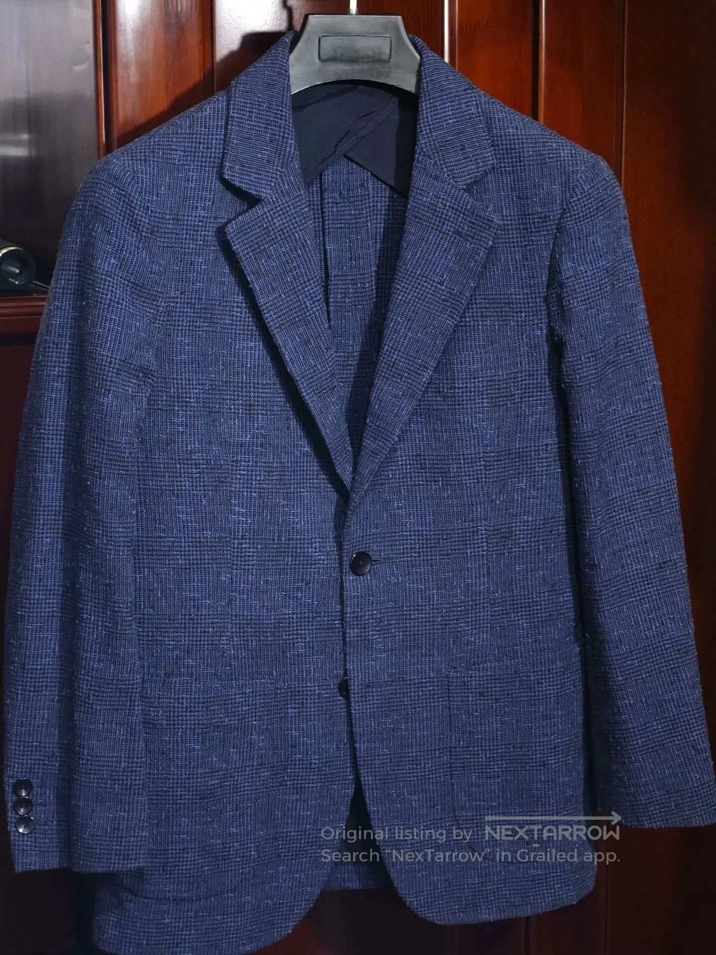 Edifice Japan Japanese Cotton Casual Check Blazer. Size US S / EU 44-46 / 1 - 2 Thumbnail