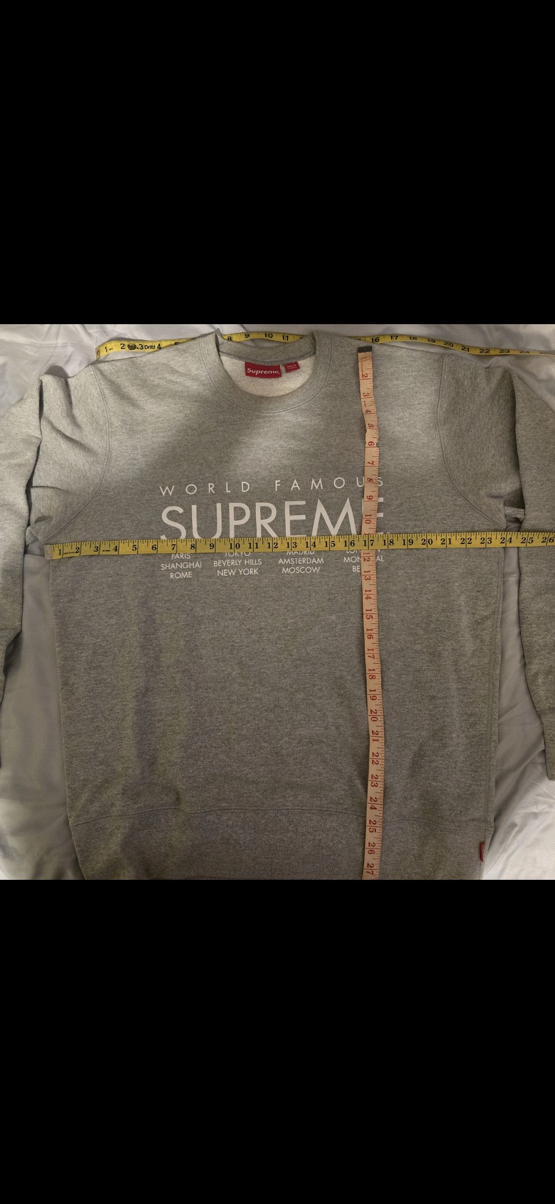 Supreme Supreme World Famous International Crewneck Rare Size US L / EU 52-54 / 3 - 5 Thumbnail