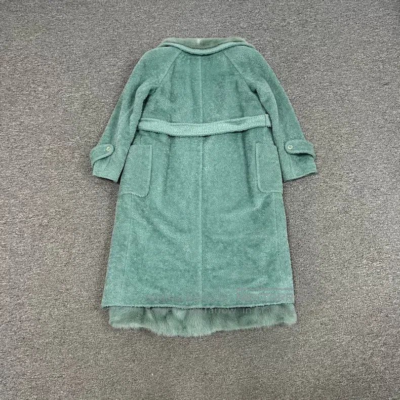 Max Mara Max Mara Mink Fur Overcoat Size XXS / US 00 / IT 34 - 2 Thumbnail