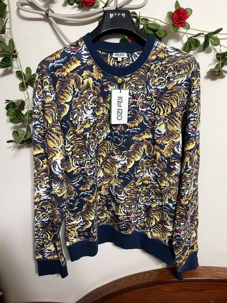 Kenzo KENZO Sweatshirt Size US L / EU 52-54 / 3 - 3 Thumbnail