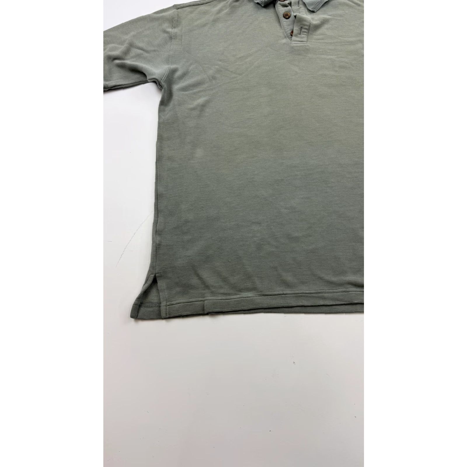 Tommy Bahama Tommy Bahama Polo Shirt Mens Medium Gray Silk Cotton Blend Short Sleeve Casual Size US M / EU 48-50 / 2 - 3 Thumbnail