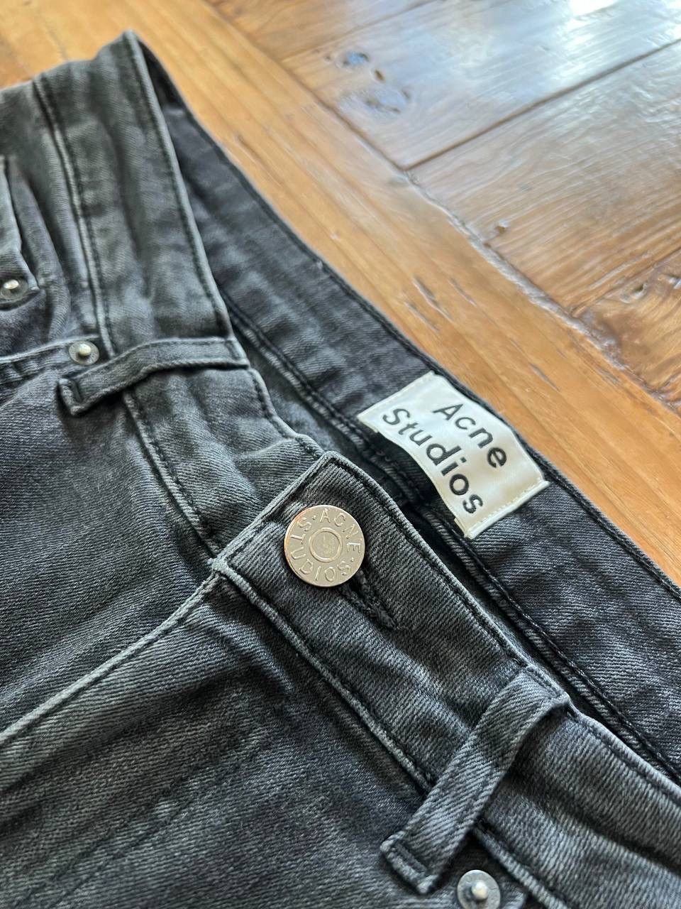 Acne Studios Acne Studios Pin Used Black denim 32/34 Size US 32 / EU 48 - 4 Thumbnail