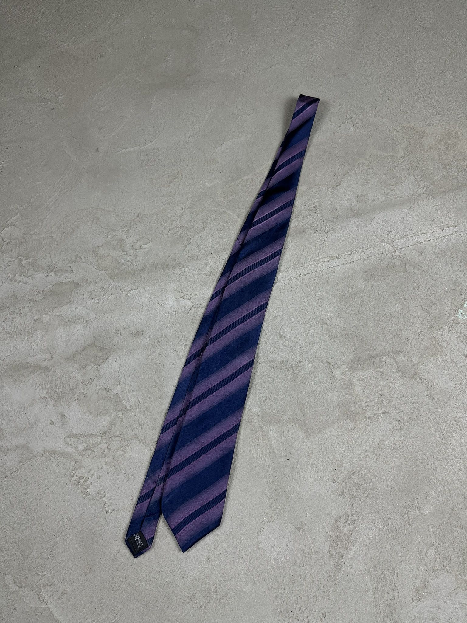 Balmain Vintage Balmain Silk Stripped Luxury Tie Size ONE SIZE - 1 Thumbnail
