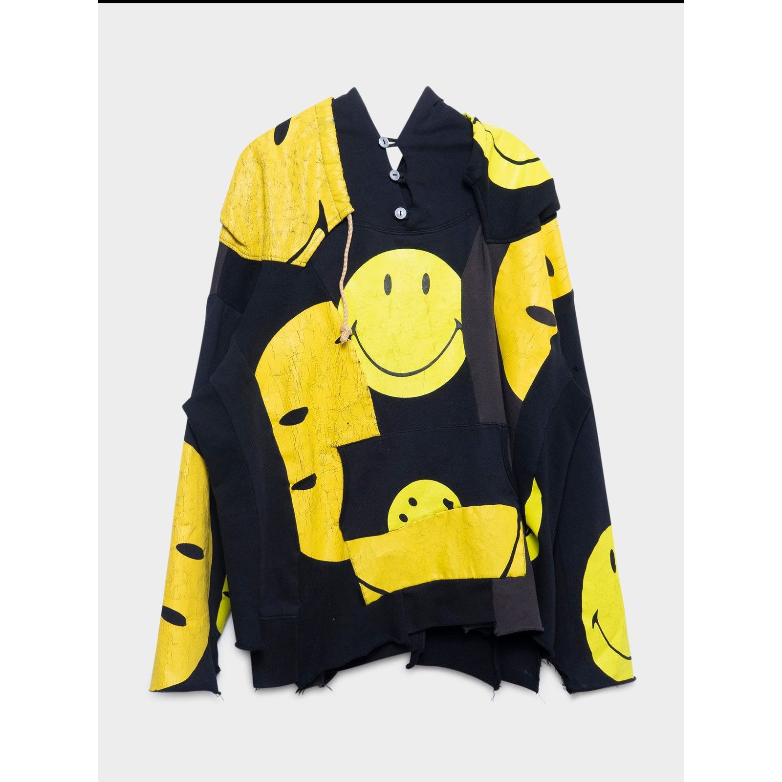 Reconstructed Smiley Hoodie