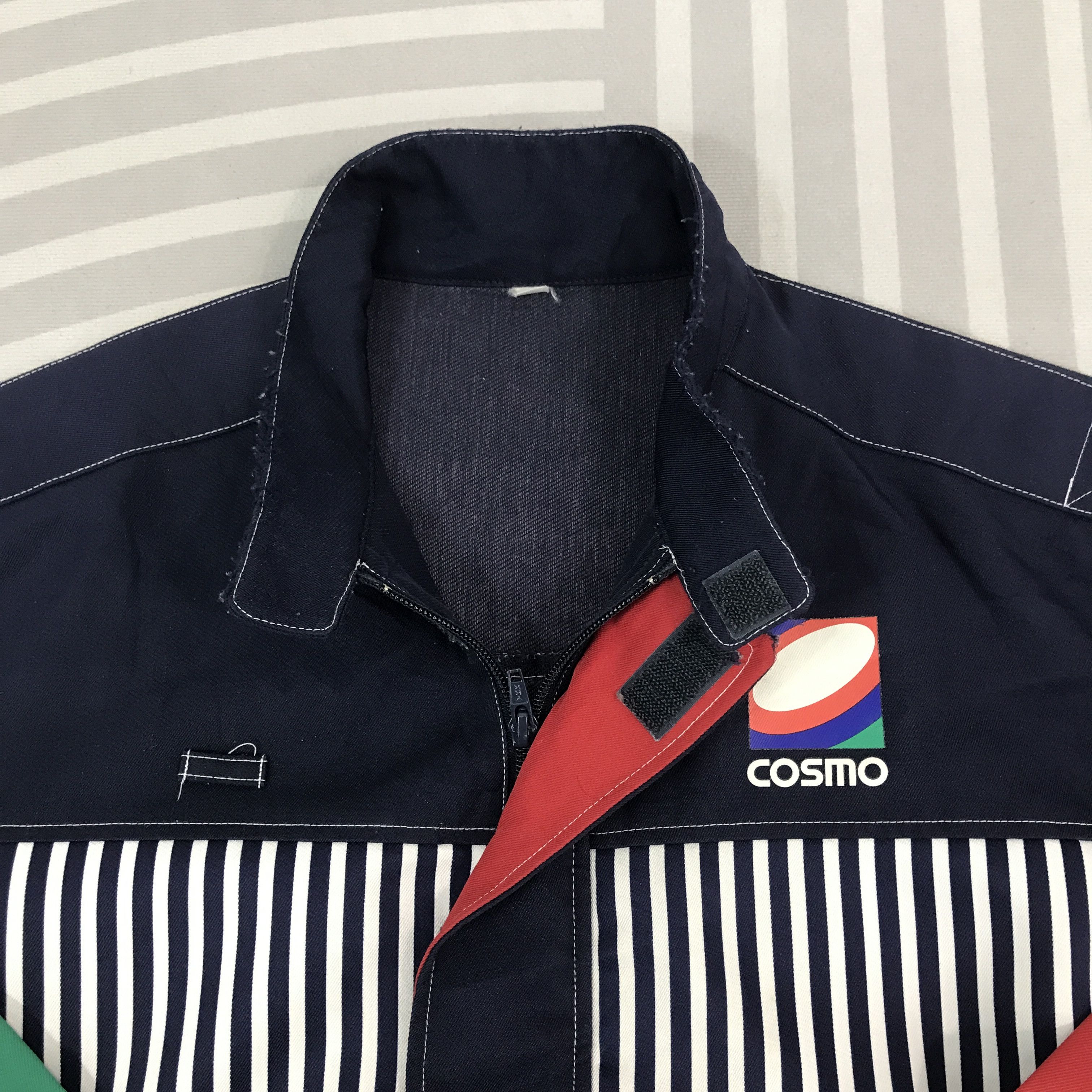 Japanese Brand × Vintage Vintage Cosmo Auto Service staff Racing Jacket Size US L / EU 52-54 / 3 - 8 Thumbnail