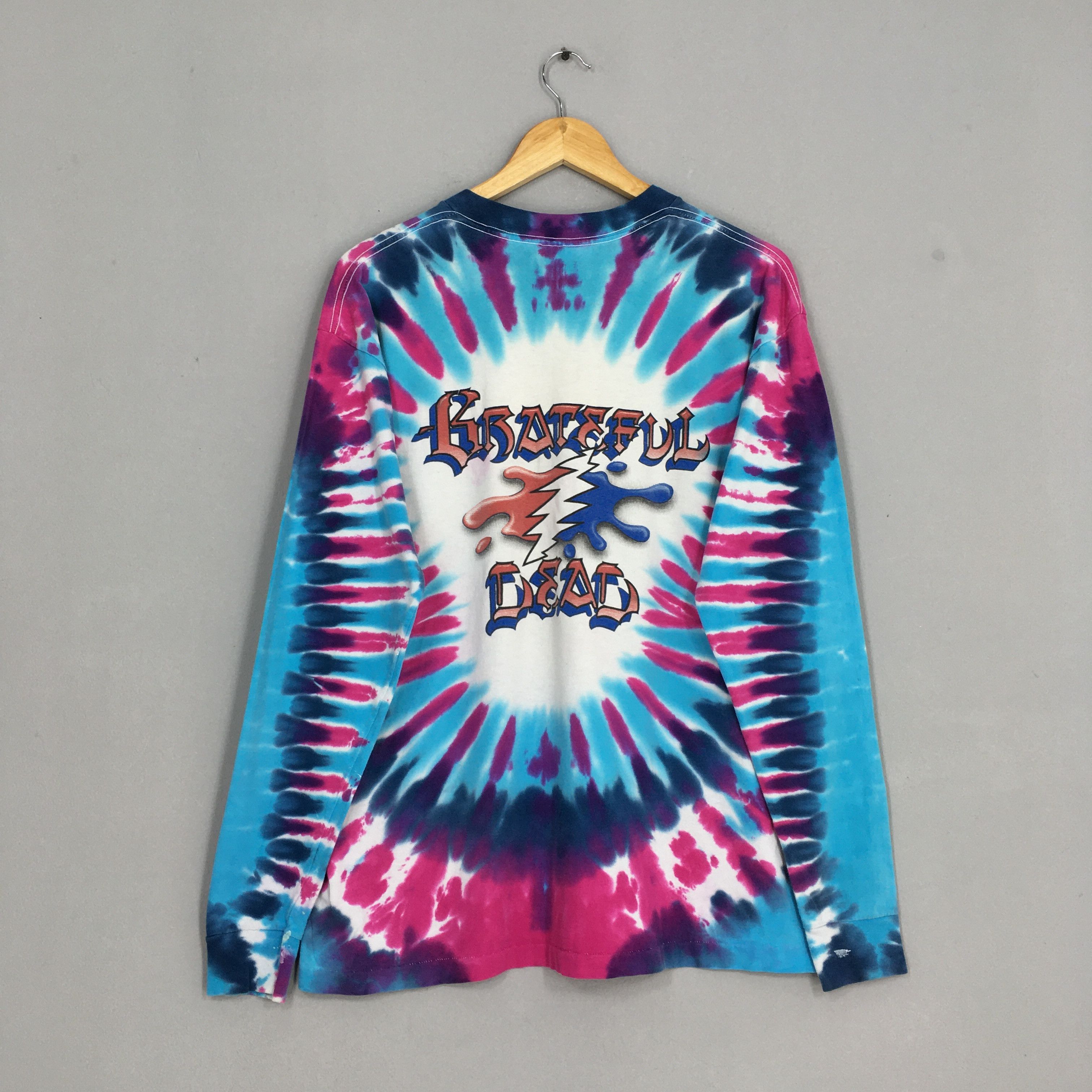 Grateful Dead × Vintage Vintage 90s Grateful Dead Rock Concert Tie Dye Tshirt Large Size US L / EU 52-54 / 3 - 8 Thumbnail