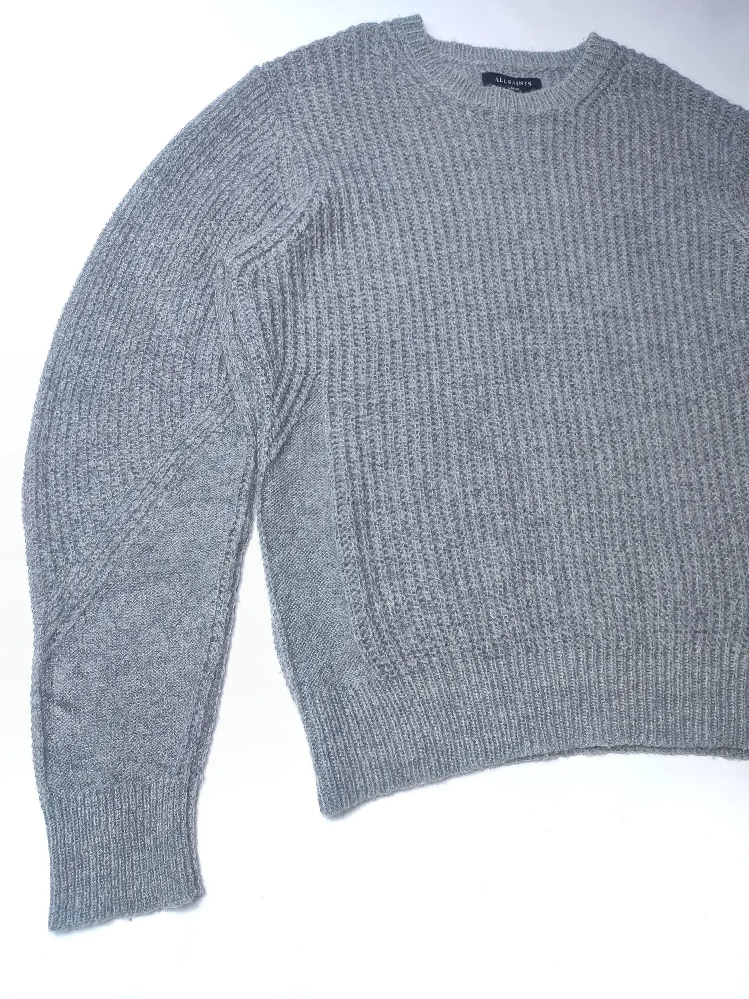 Allsaints Allsaints Montall Crew Mesh Mohair Sweater Size US L / EU 52-54 / 3 - 8 Thumbnail