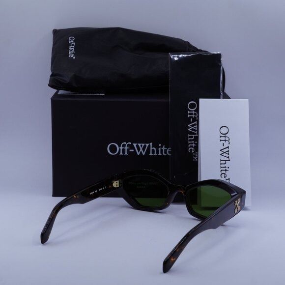 Off-White Off-White OERI144 HILO 6055 Sunglasses Havana Cat Eye Frame Size ONE SIZE - 11 Thumbnail