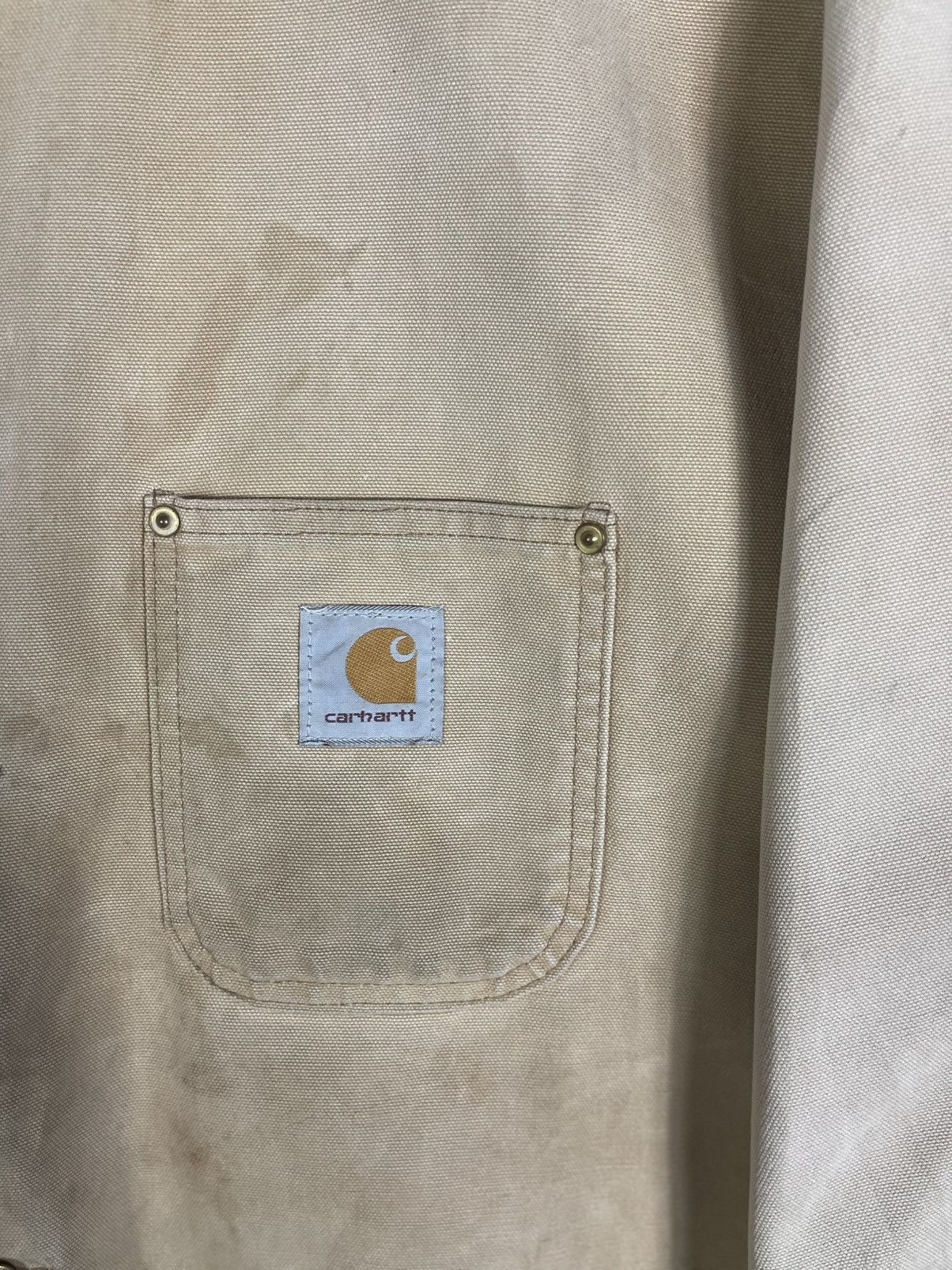 Carhartt VINTAGE Carhartt Chore Jacket Blanket Lined Faded Distressed Size US XXL / EU 58 / 5 - 5 Thumbnail