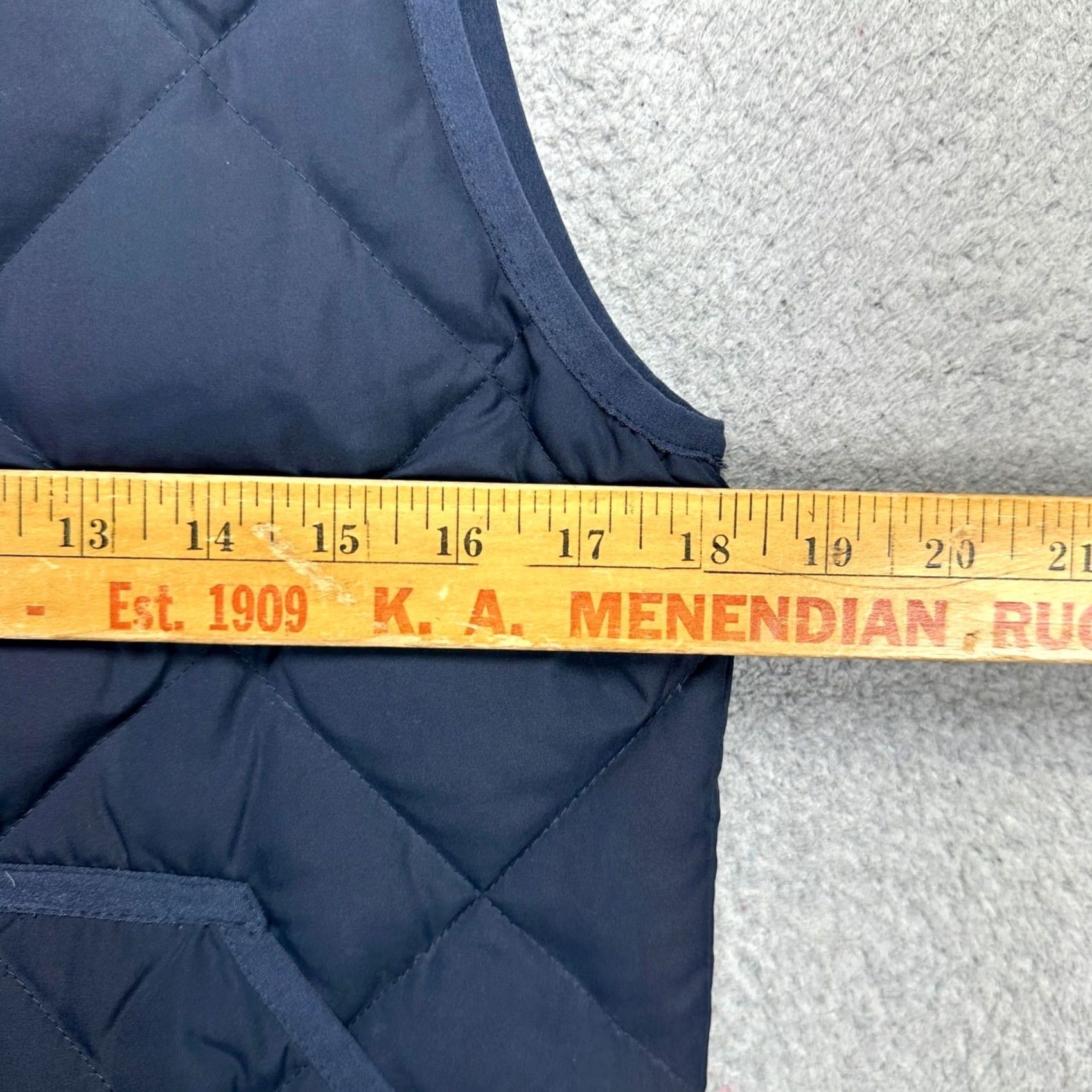 Vintage J Crew Vest Puffer Down Women XS Blue Full Zip Quilted Sleeveless Pocket Outdoor Outdoor Size XS / US 0-2 / IT 36-38 - 6 Thumbnail