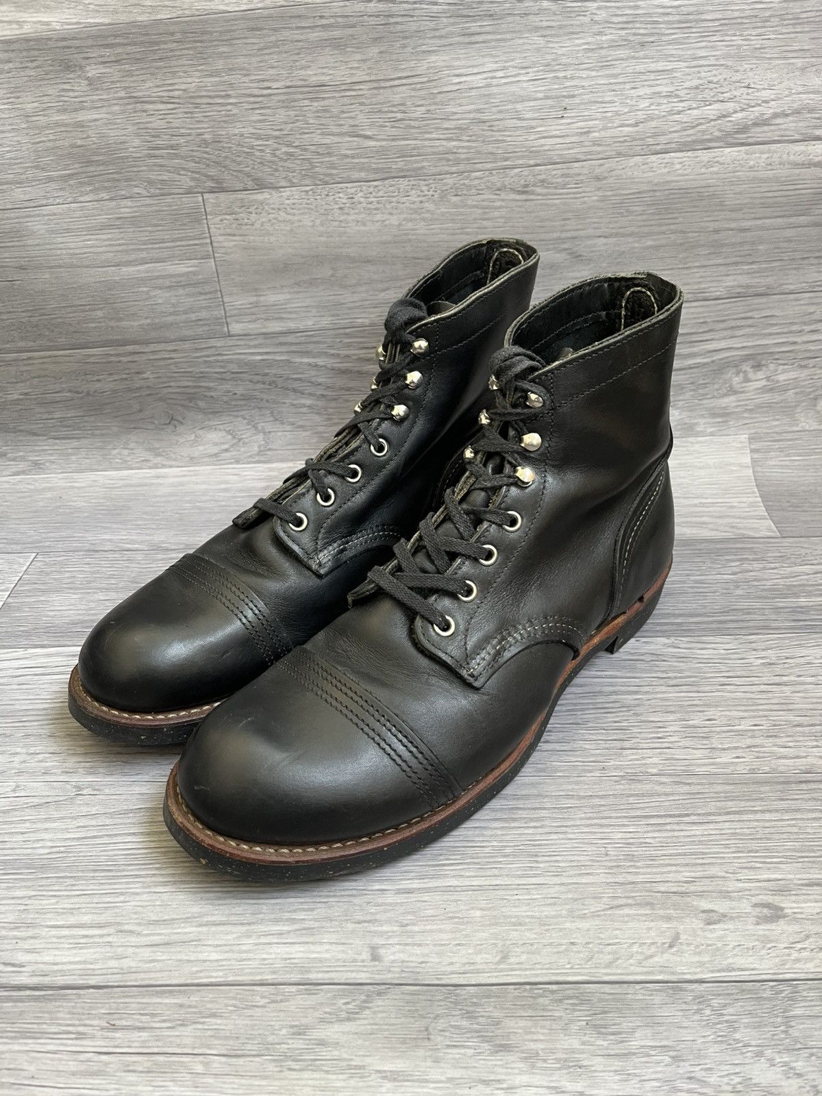 Red Wing Red wing iron ranger black leather biker boots sz 44 Size US 11 / EU 44 - 1 Thumbnail