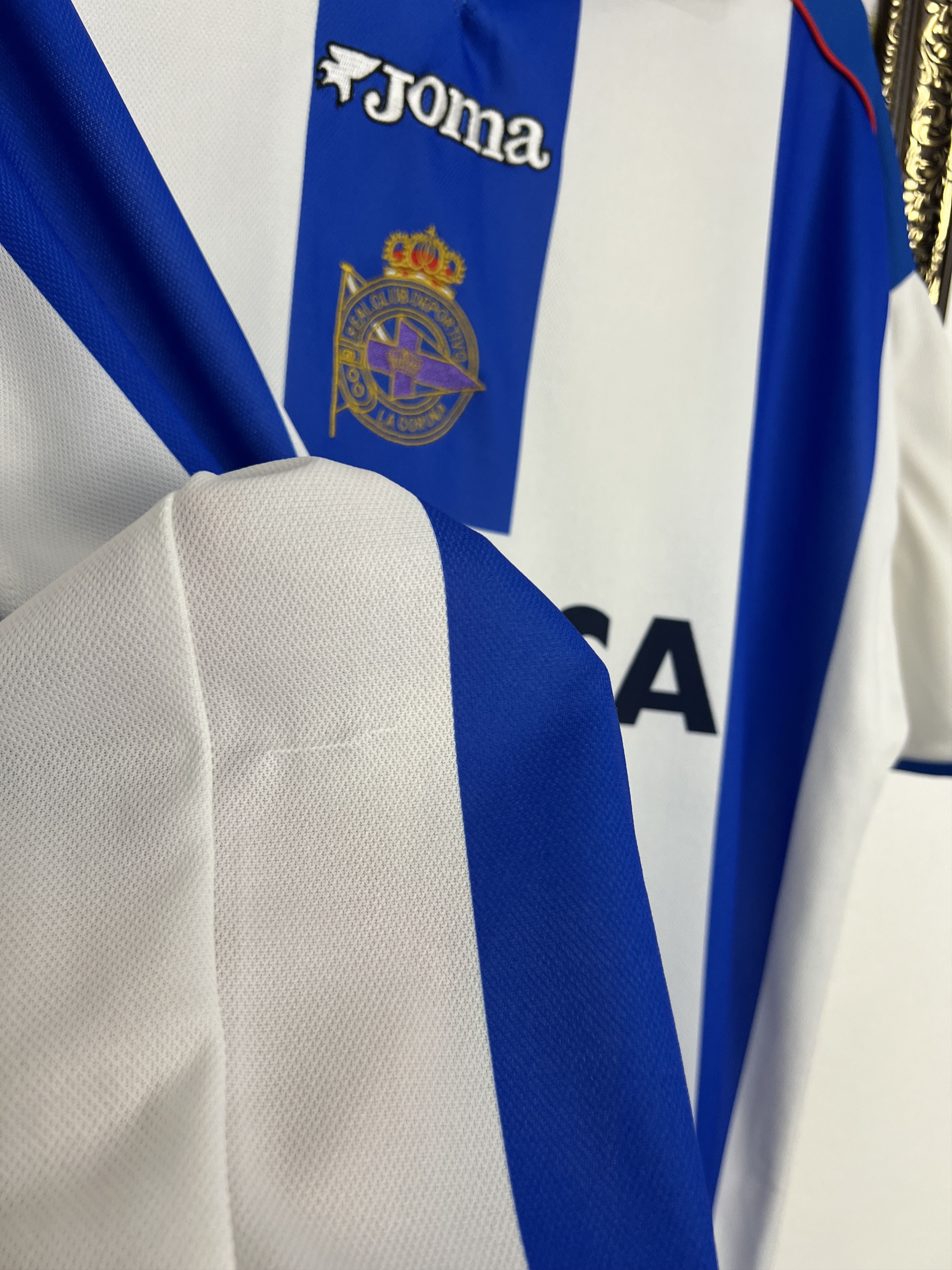 Joma Deportivo La Coruna Home football shirt Soccer Jersey Trikot Size US XXL / EU 58 / 5 - 5 Thumbnail