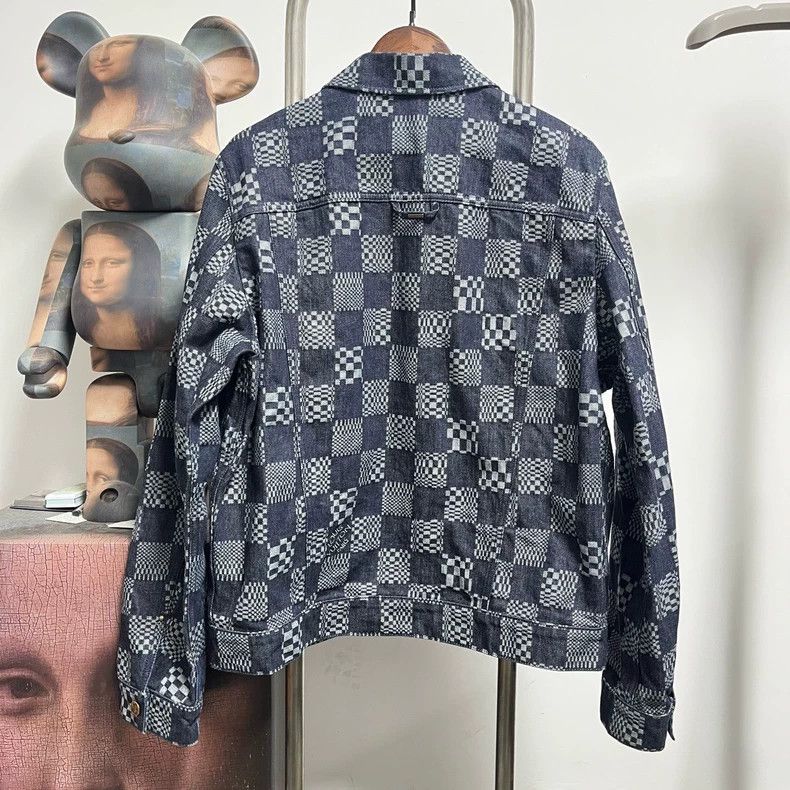 Louis Vuitton Louis Vuitton Checkerboard denim jacket 2504-Nextarrow Size US L / EU 52-54 / 3 - 2 Thumbnail