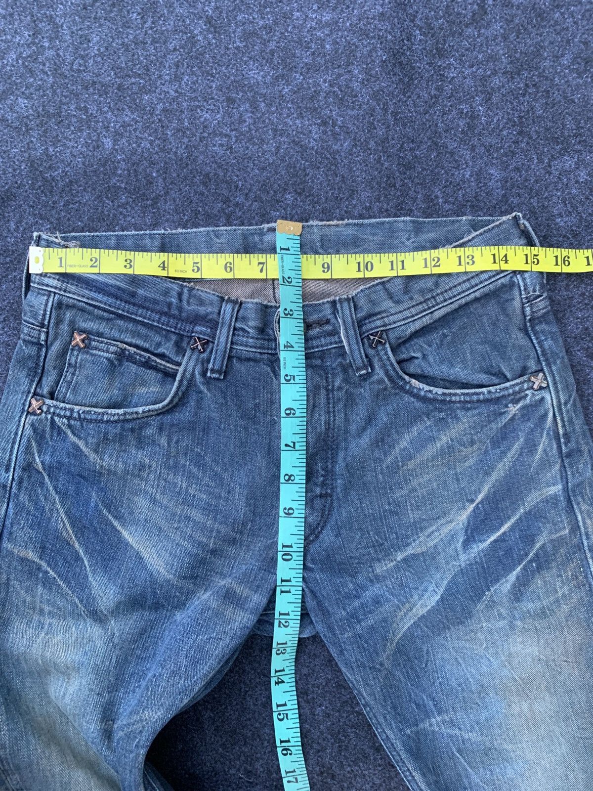 Lee LEE RIDER LIKE PUNK GANG STYLE. Size US 30 / EU 46 - 6 Thumbnail