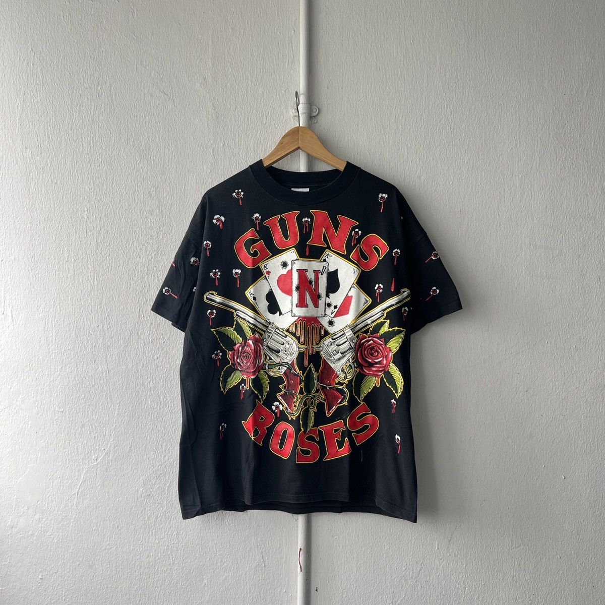 Other Vintage 1991 Guns N Roses OVP Tee Size US XL / EU 56 / 4 - 2 Thumbnail