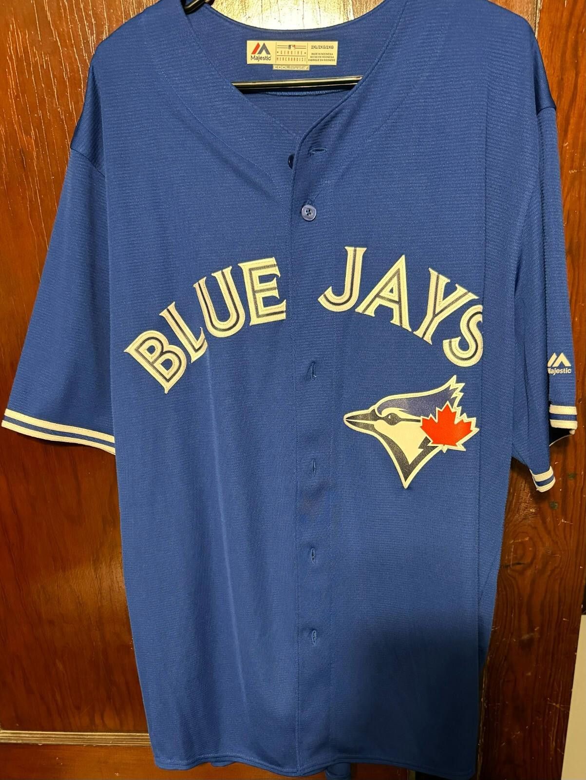 Majestic Toronto Blue Jays Majestic Jersey Men's XXL Blue Alternate Size ONE SIZE - 1 Thumbnail