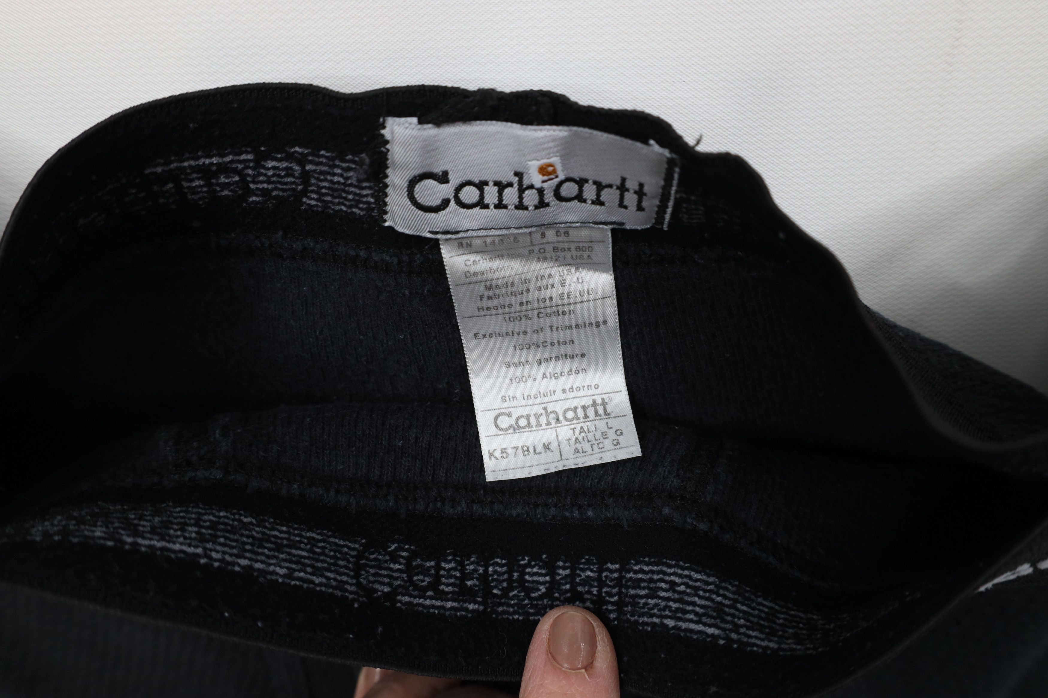 Carhartt Vintage Y2K Carhartt Thermal Waffle Knit Pants Black USA Size US 38 / EU 54 - 5 Thumbnail