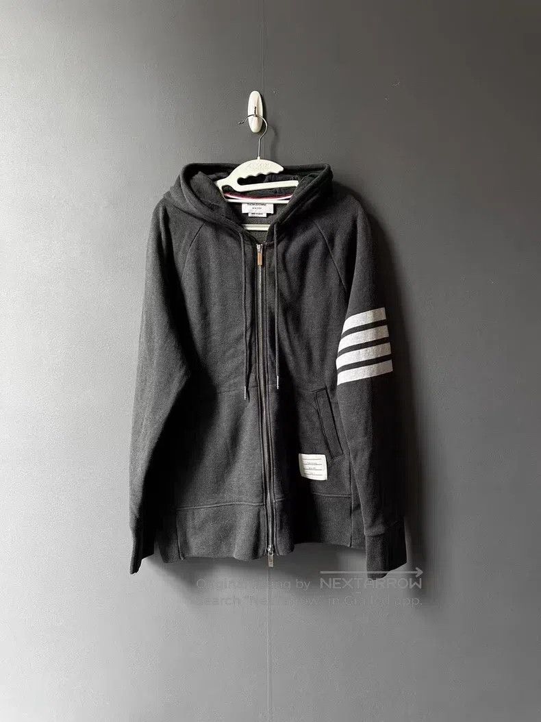 Thom Browne Thom Browne Charcoal Knit Jacket Size US XXL / EU 58 / 5 - 1 Thumbnail
