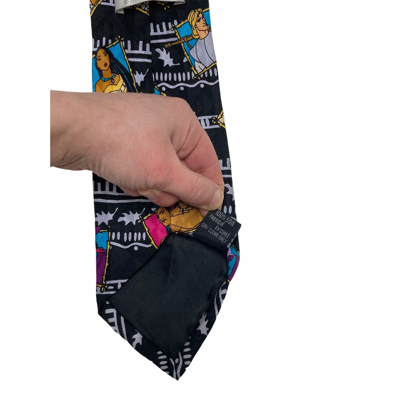 Disney The Disney Store Pocahontas John Smith Novelty Necktie Size ONE SIZE - 7 Thumbnail
