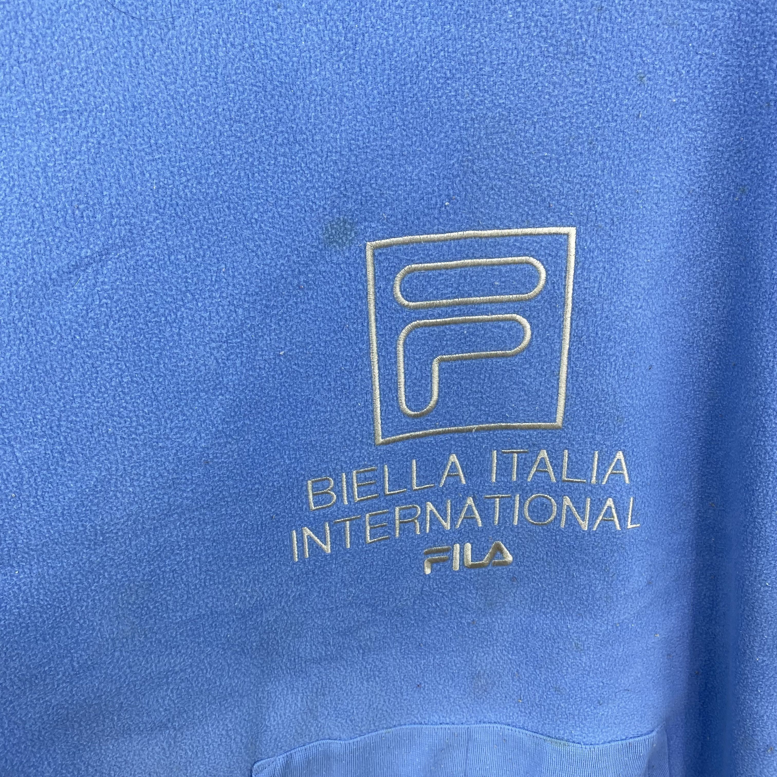 Fila Vintage 90s Fila Biella Italia Sweater Mock Neck Jumper Size US L / EU 52-54 / 3 - 10 Thumbnail
