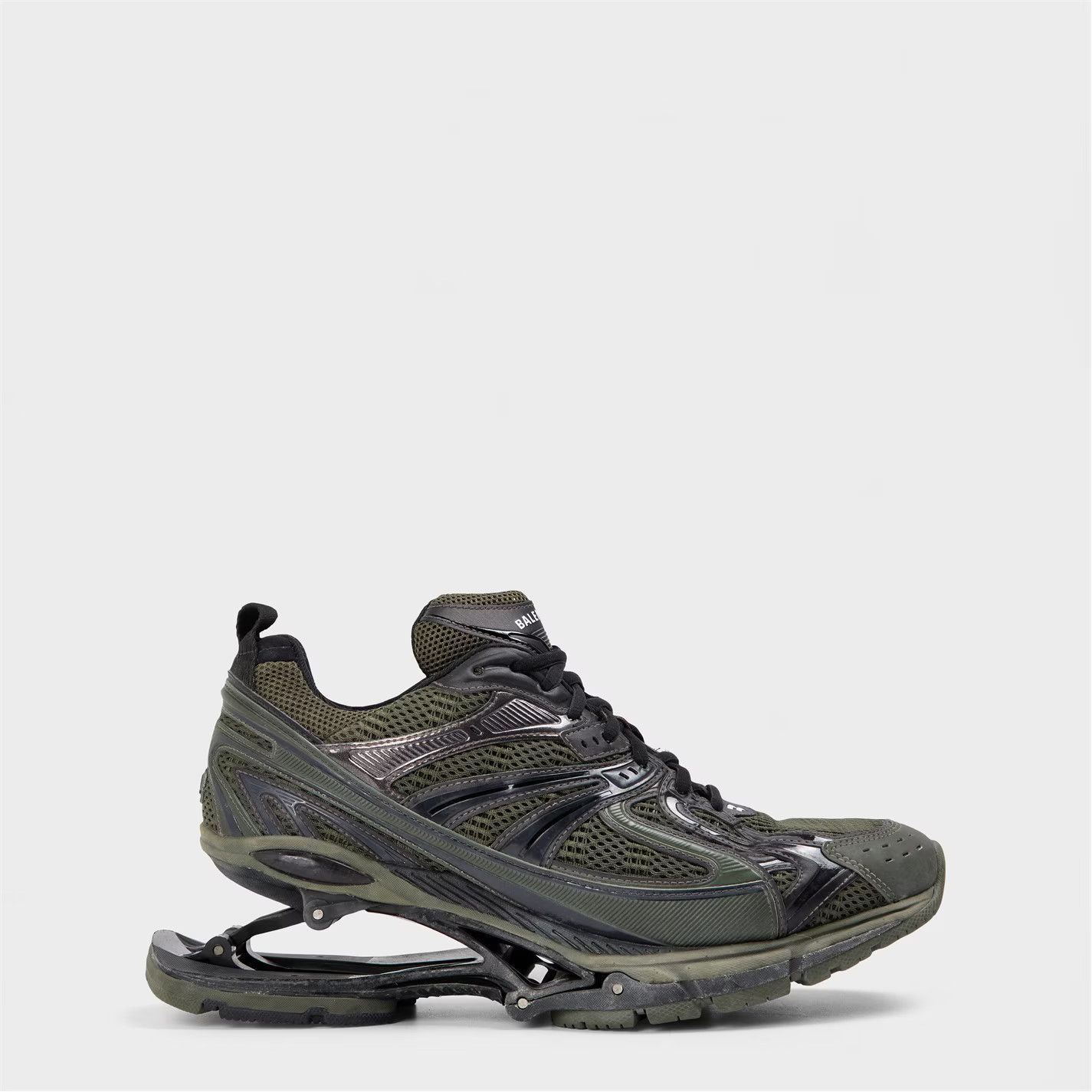 Balenciaga o1g2r1mq0226 Low-Top Trainers In Green Size US 9 / EU 42 - 1 Thumbnail