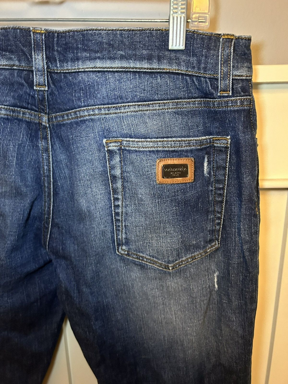 Dolce & Gabbana Vintage Dolce and Gabbana distressed slim skinny jeans Size US 34 / EU 50 - 5 Thumbnail