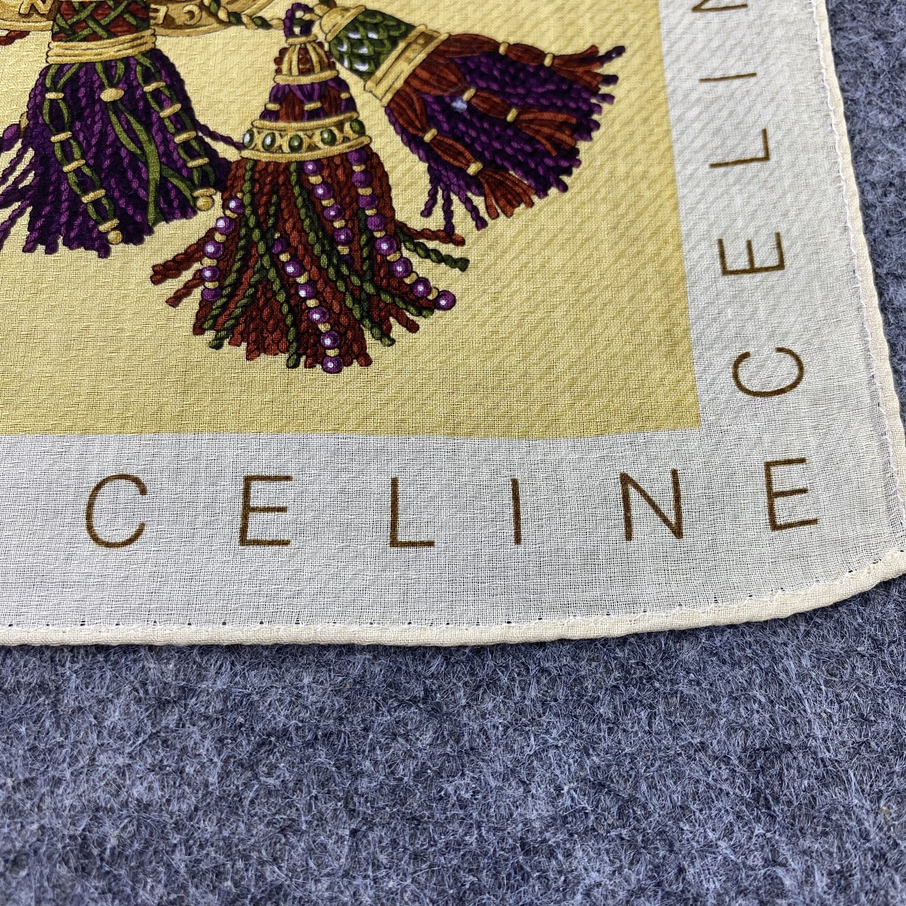 Celine Celine Handkerchief Neckerchief Bandana-B1832 Size ONE SIZE - 7 Thumbnail