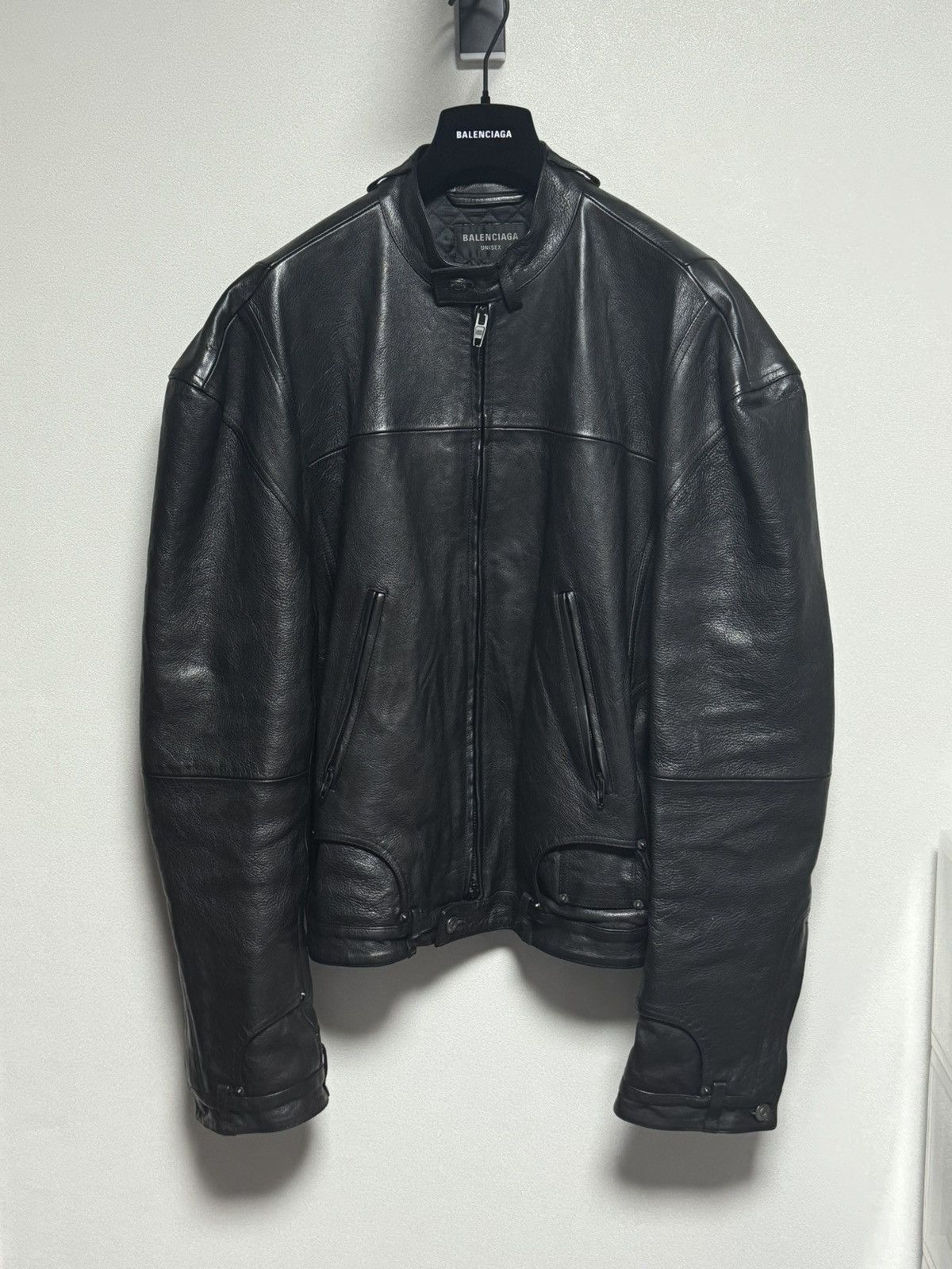 Balenciaga Balenciaga deconstructed leather jacket Size US L / EU 52-54 / 3 - 1 Thumbnail