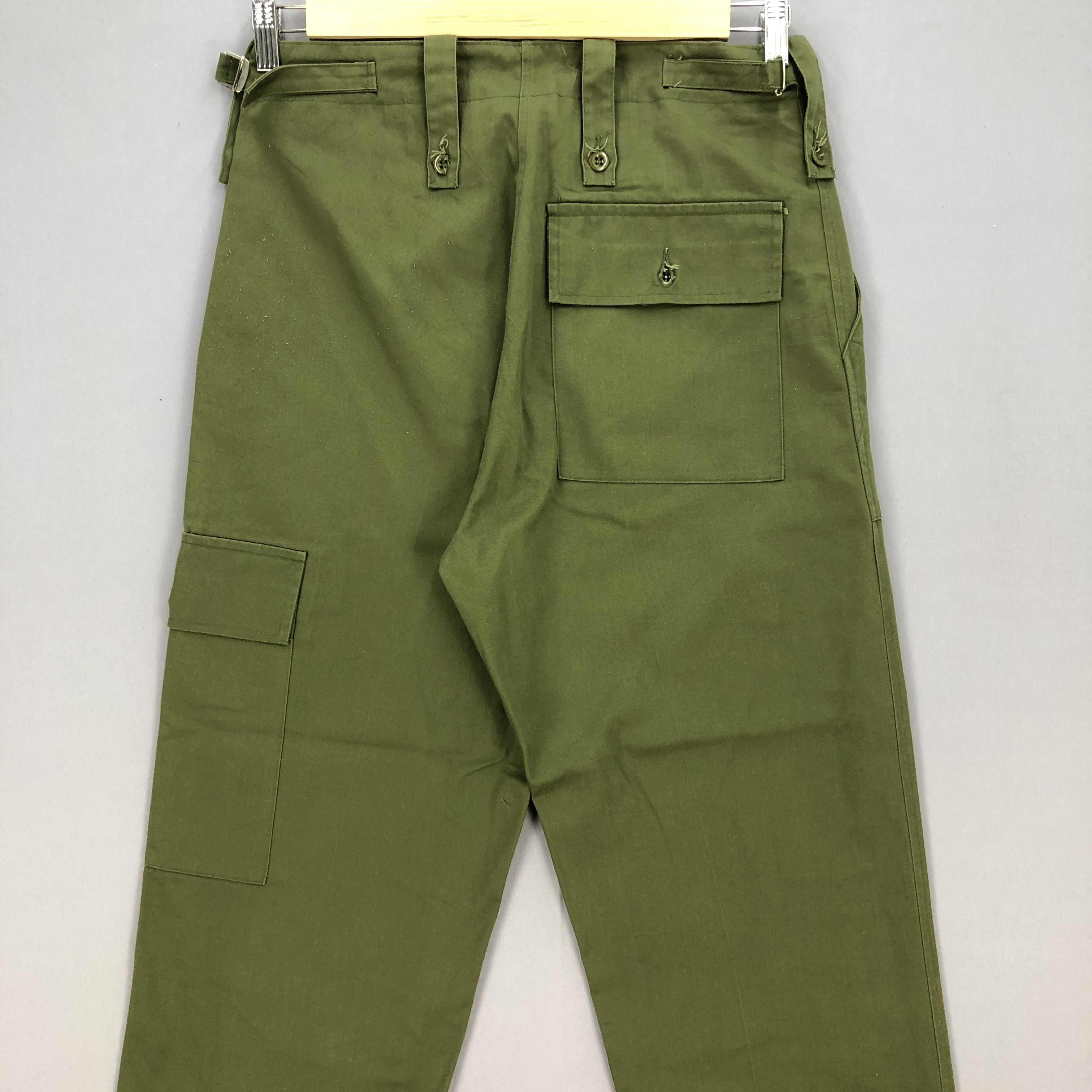 Army Of Me Vintage 50's British Military Combat Trousers Cargo Pants Size US 32 / EU 48 - 4 Thumbnail