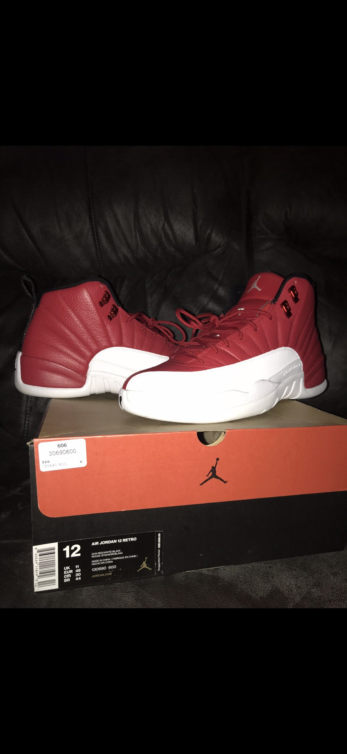 Jordan Brand Air Jordan Gym Red 12 (2016) Size US 12 / EU 45 - 9 Thumbnail