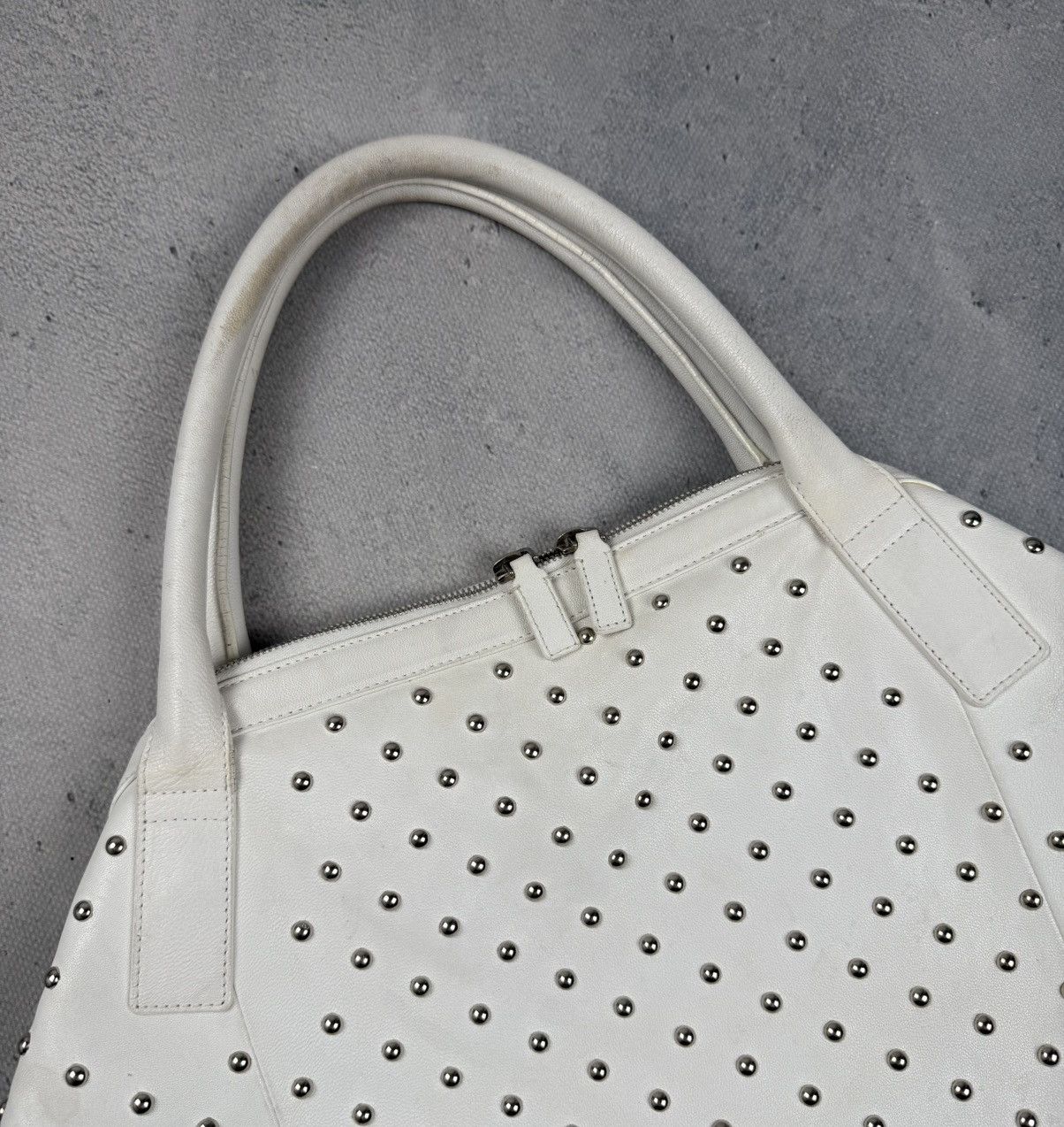 Alexander McQueen Alexander McQueen Studded De Manta Leather Tote Archive Bag Size ONE SIZE - 7 Thumbnail