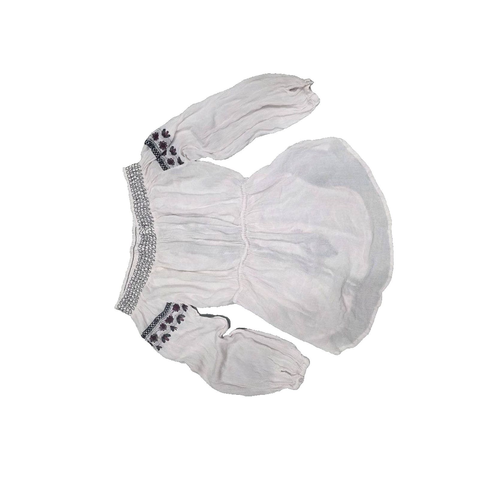 & Other Stories Romeo & Juliet Embroidered Cold Shoulder Top M A003313 Size M / US 6-8 / IT 42-44 - 9 Thumbnail