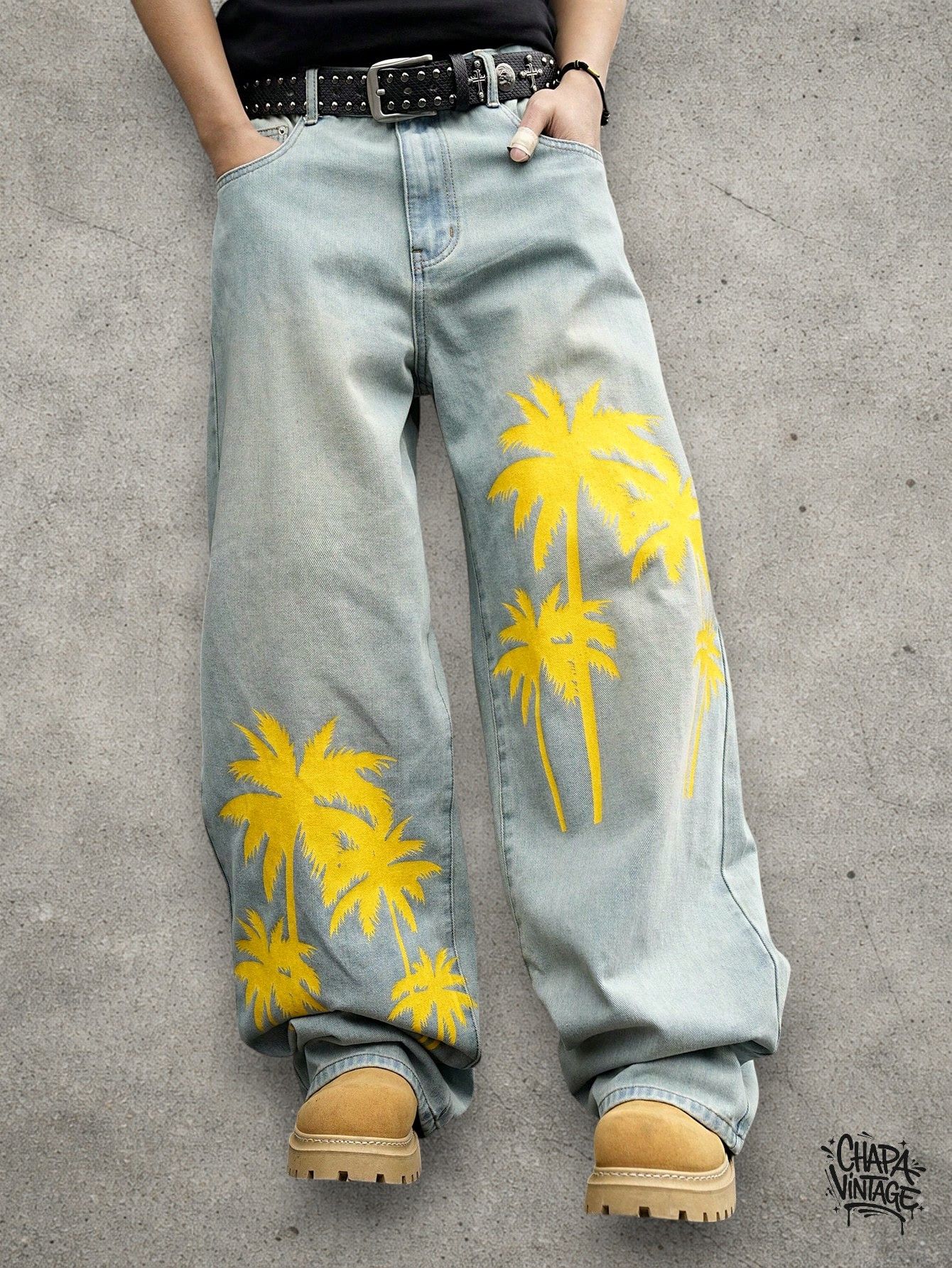 Vintage Baggy light jeans Size US 32 / EU 48 - 1 Thumbnail