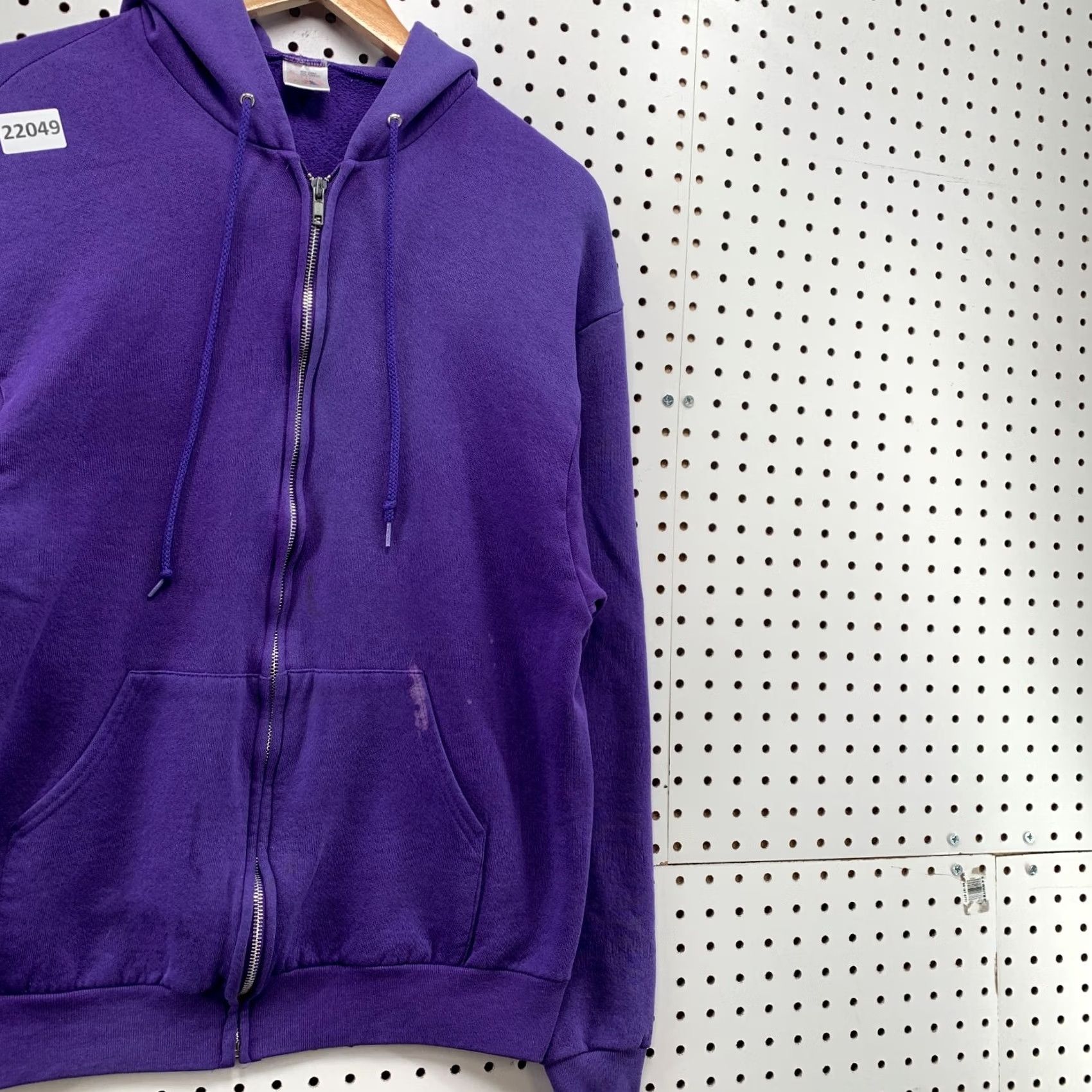 Vintage Vintage 90s Hooded Full Zip Sweatshirt Purple FOTL Mens Large Size US L / EU 52-54 / 3 - 4 Thumbnail