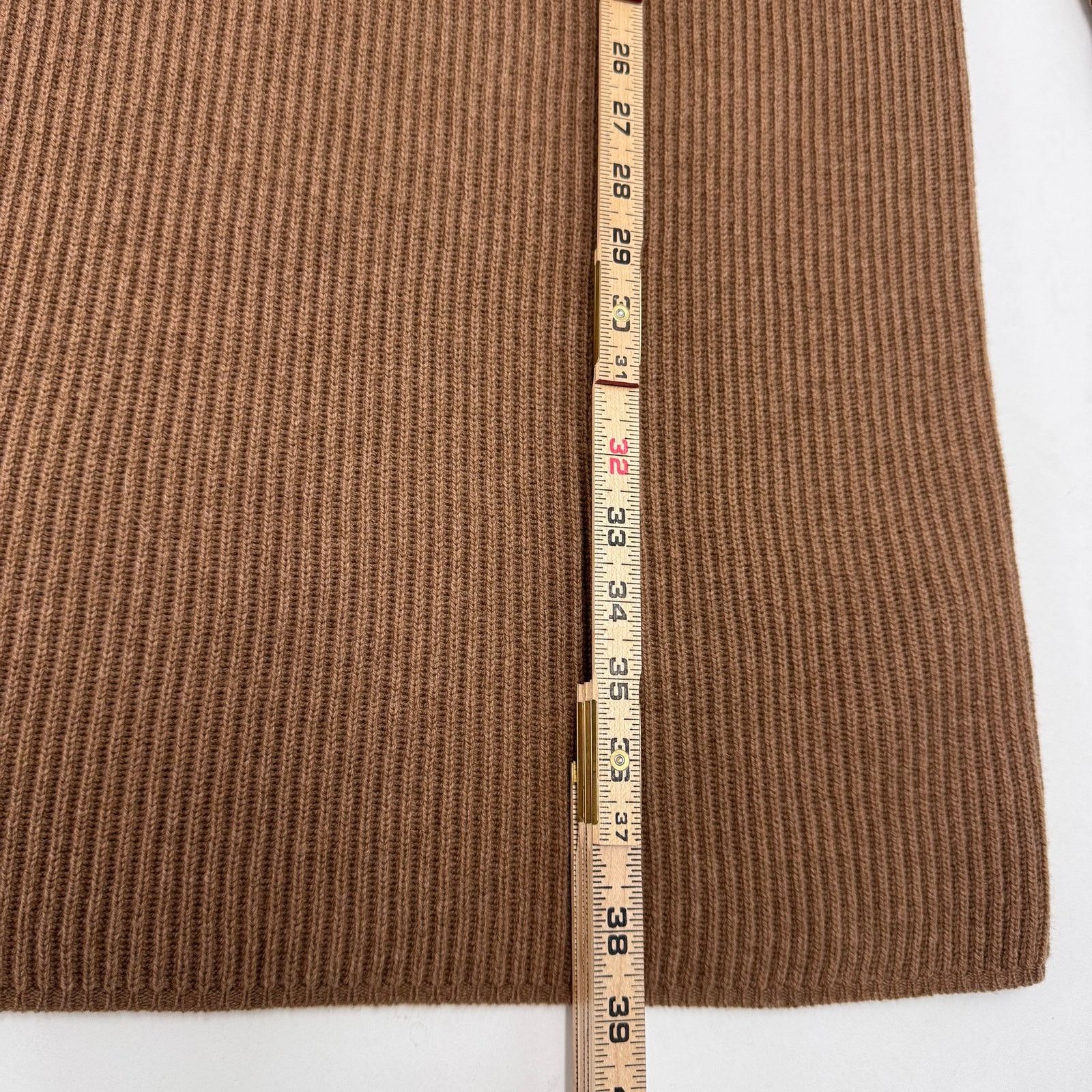 Max Mara NWT Max Mara Mana Knitted Dress Long Sleeve Camel S Luxury Size S / US 4 / IT 40 - 8 Thumbnail