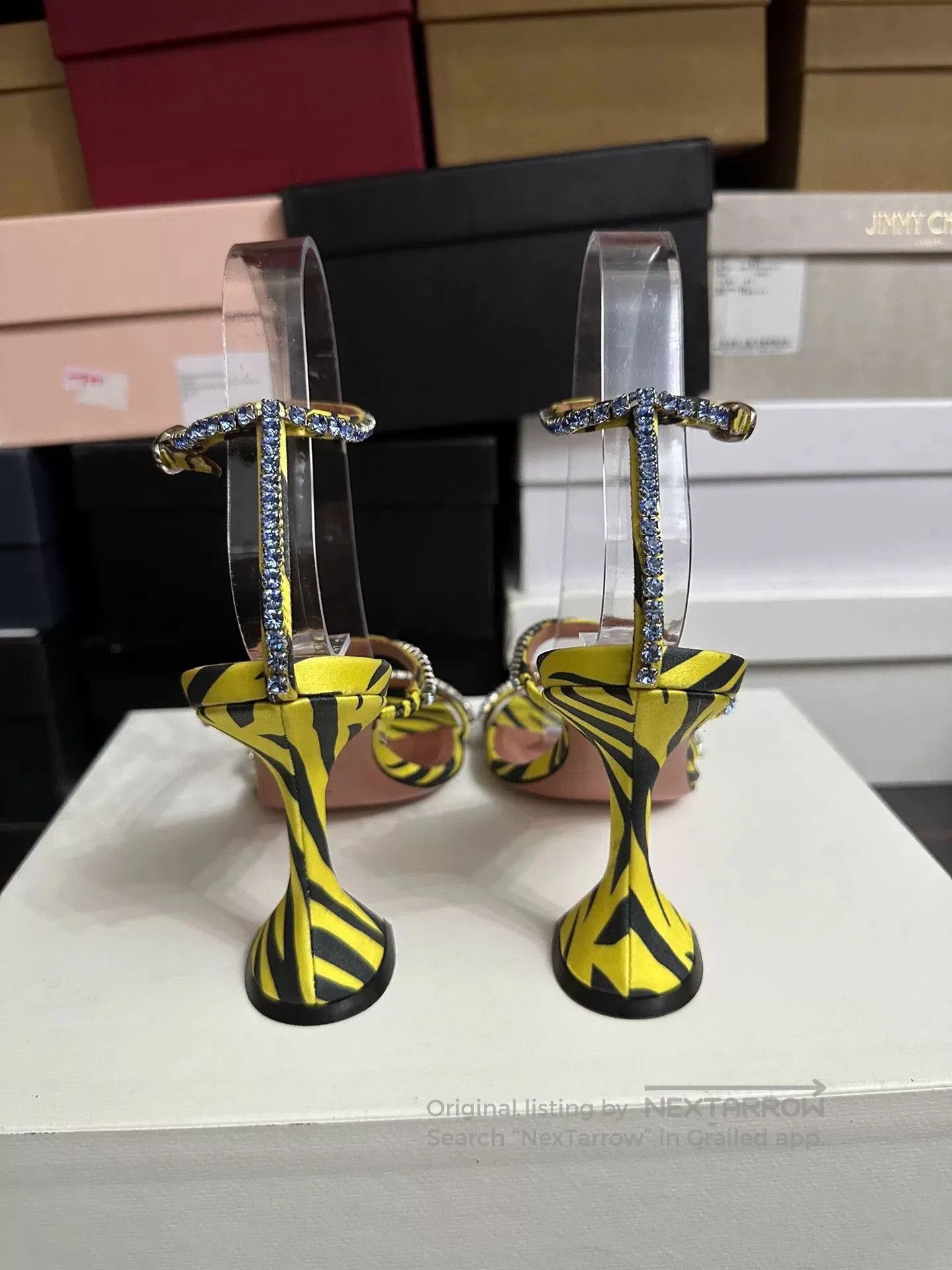 Amina Muaddi Amina Muaddi High-Heel Sandals Size 37. Size US 6 / IT 36 - 4 Thumbnail