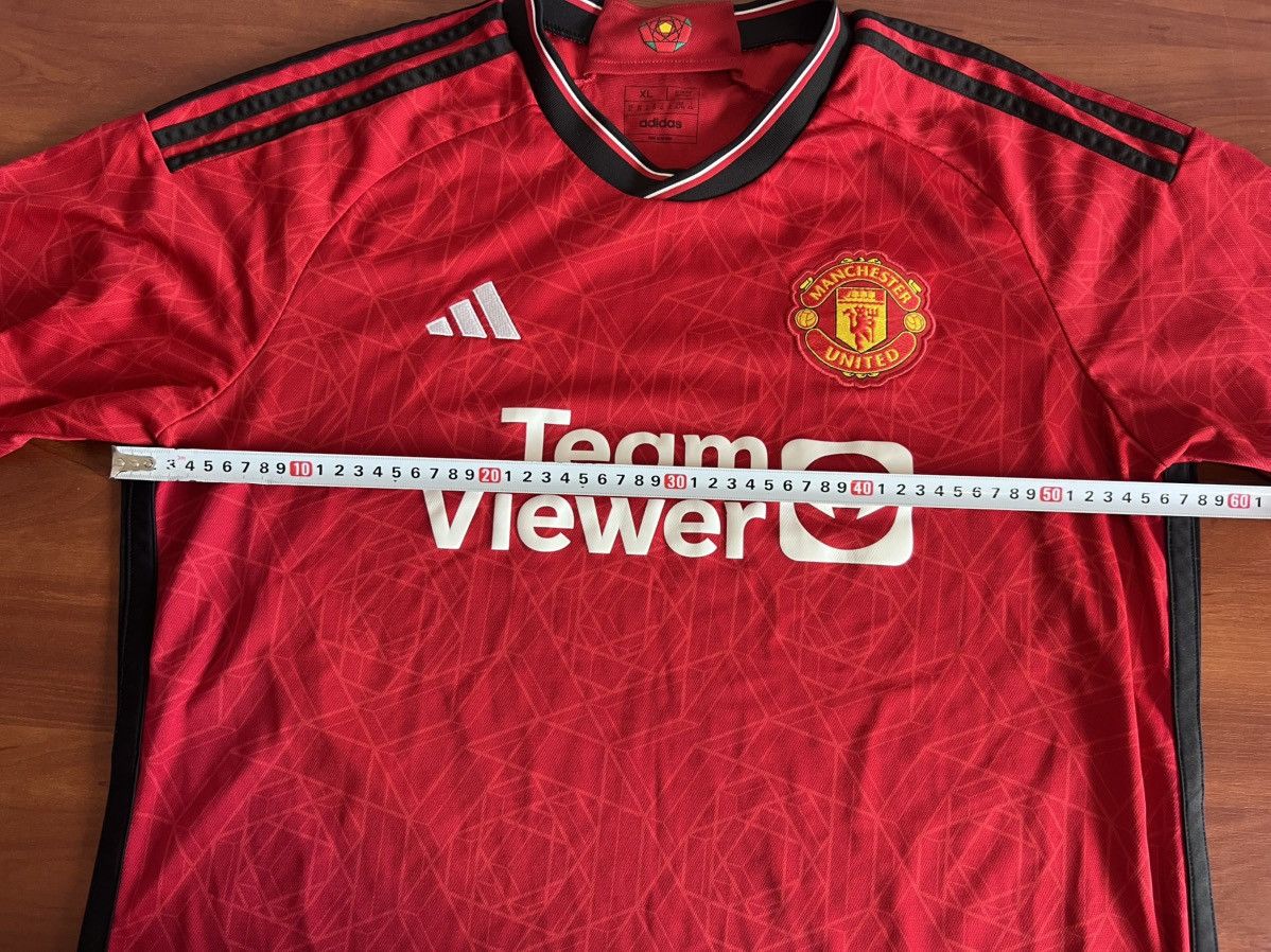 Adidas 2023/24 Adidas Manchester United Home Soccer Jersey Men’s XL Size US XL / EU 56 / 4 - 12 Thumbnail