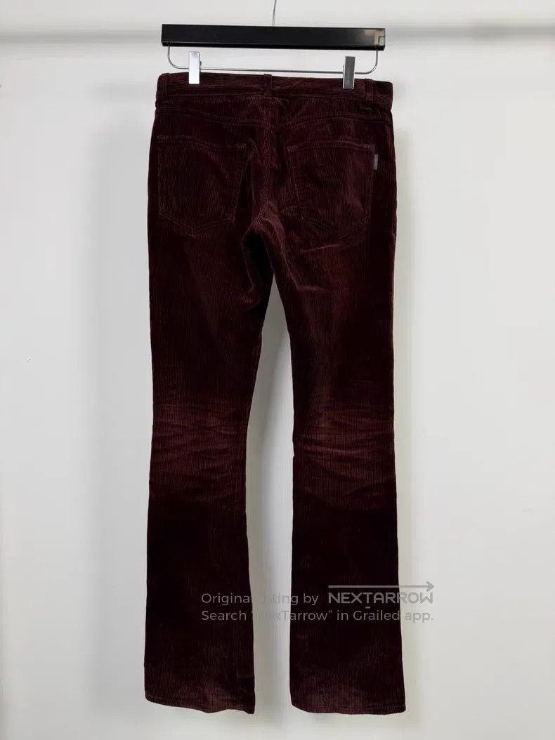 Saint Laurent Paris Saint Laurent Paris Red corduroy flared jeans Size US 28 / EU 44 - 2 Thumbnail