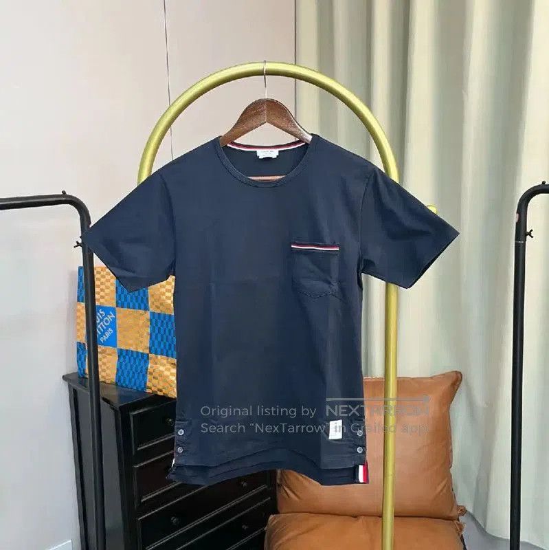 Thom Browne Thom Browne Navy Cotton Women's T-Shirt . Size XS / US 0-2 / IT 36-38 - 1 Thumbnail
