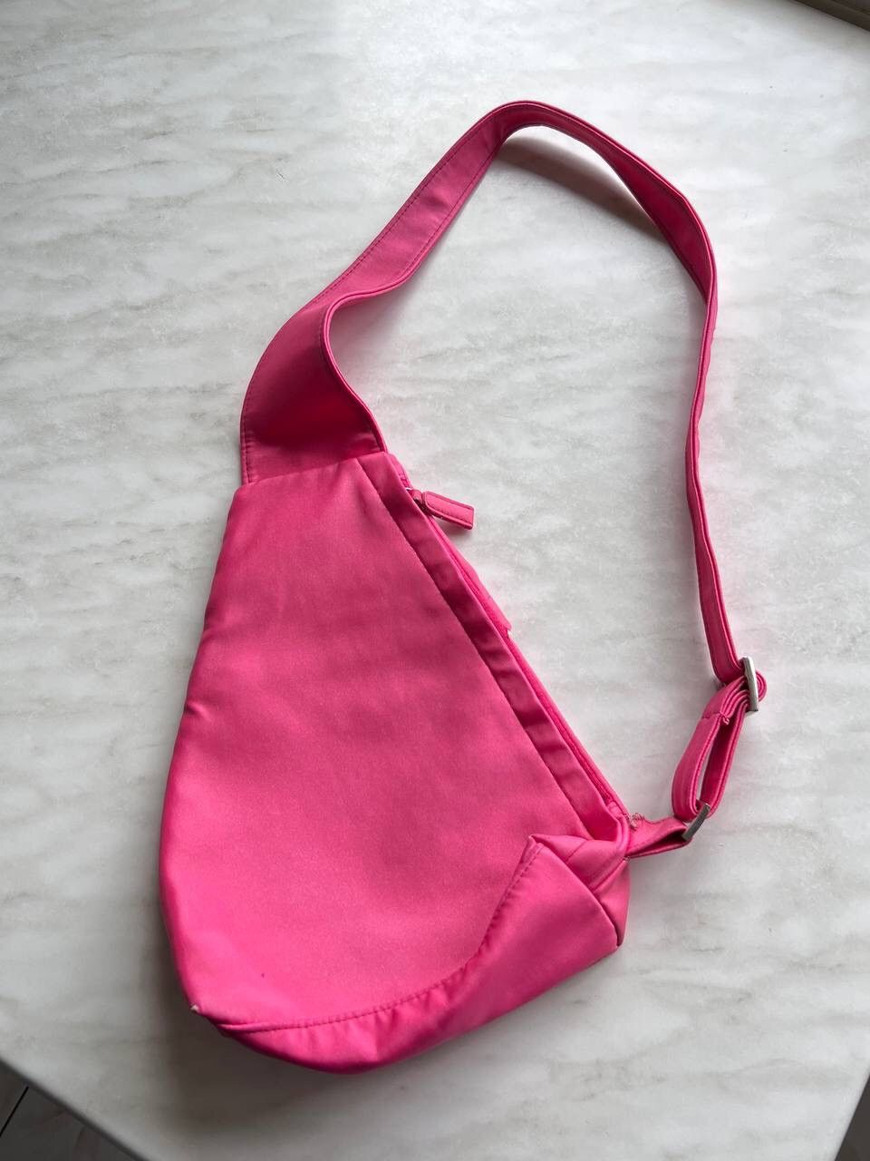 Christian Dior Monsieur × Dior × Vintage Vintage Christian Dior Parfums Saddle Bag Sling Sparkle Pink Size ONE SIZE - 4 Thumbnail