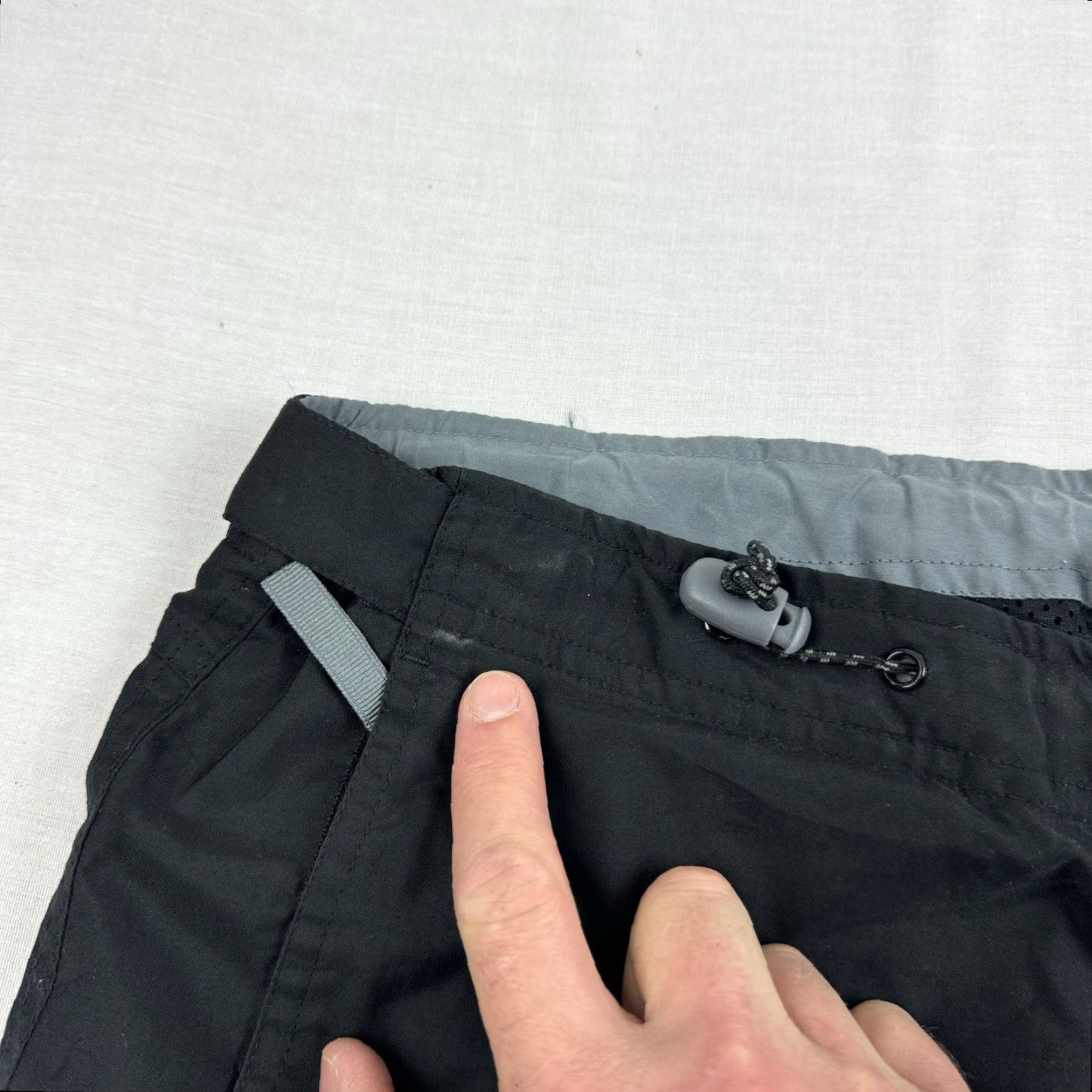 Old Navy Vintage Old Navy Track Pants Adult Medium Black Y2K Baggy Grunge Hipster Punk Size US 31 - 5 Thumbnail