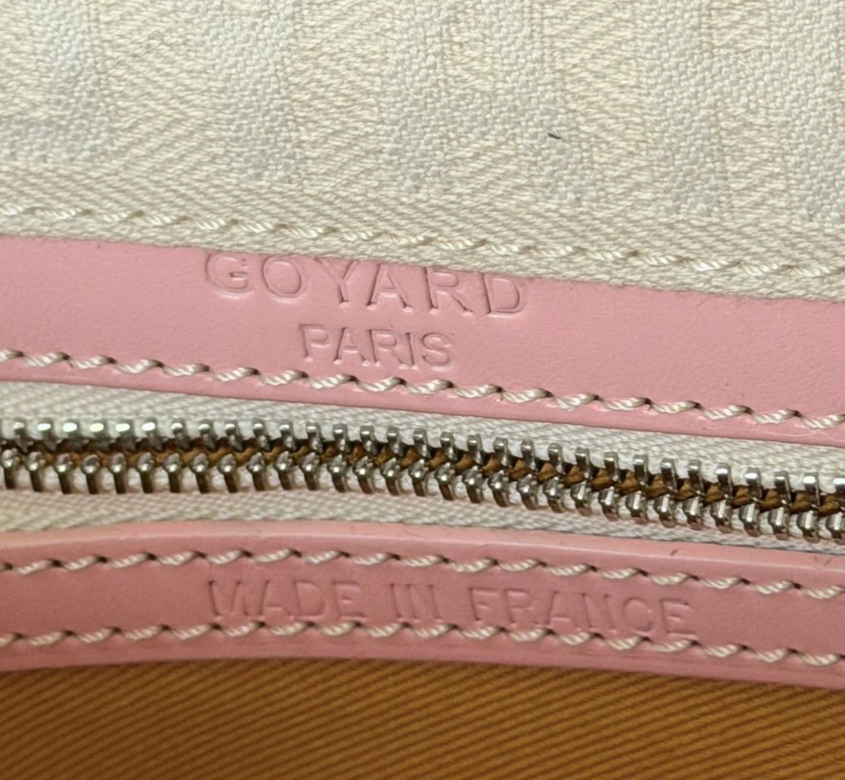 Goyard Goyard Pink Tote Bag Rare Beluga SakuraPearl 2008 Authentic Size ONE SIZE - 16 Thumbnail