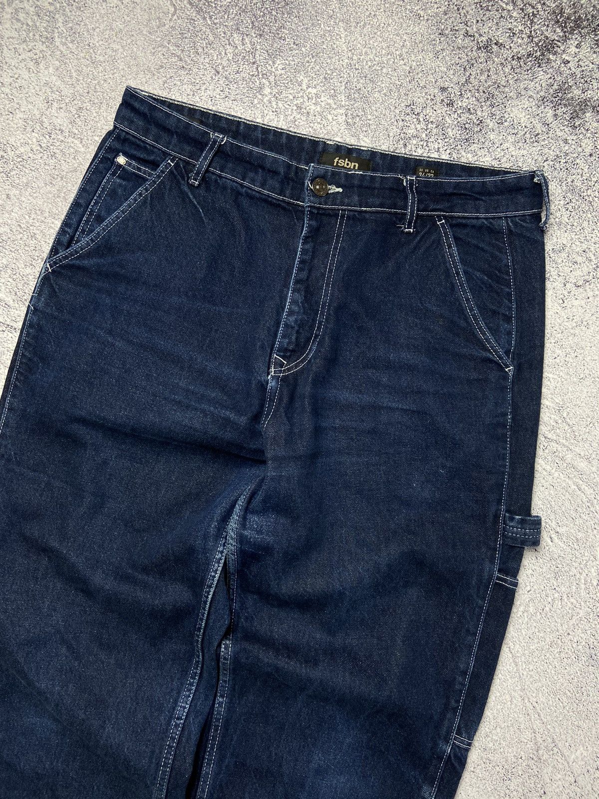 Japanese Brand Rare FSBN Rap Pants Hip Hop Baggy Jeans Avant Garde Style Size US 34 / EU 50 - 12 Thumbnail