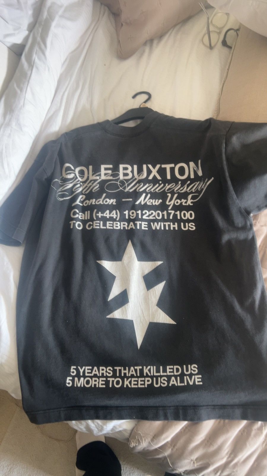 Cole Buxton Cole Buxton fifth anniversary T shirt Size US M / EU 48-50 / 2 - 2 Thumbnail