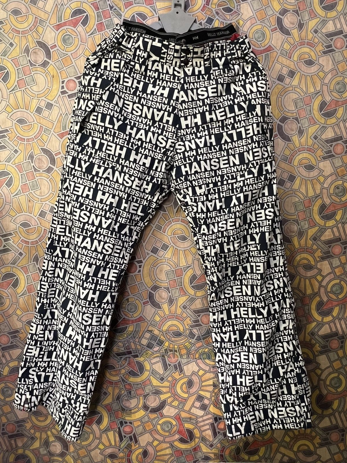 Helly Hansen Full spring Very colorful HELLY HANSEN CARGOSKI PANTMONOGRAM Size US 28 / EU 44 - 1 Thumbnail